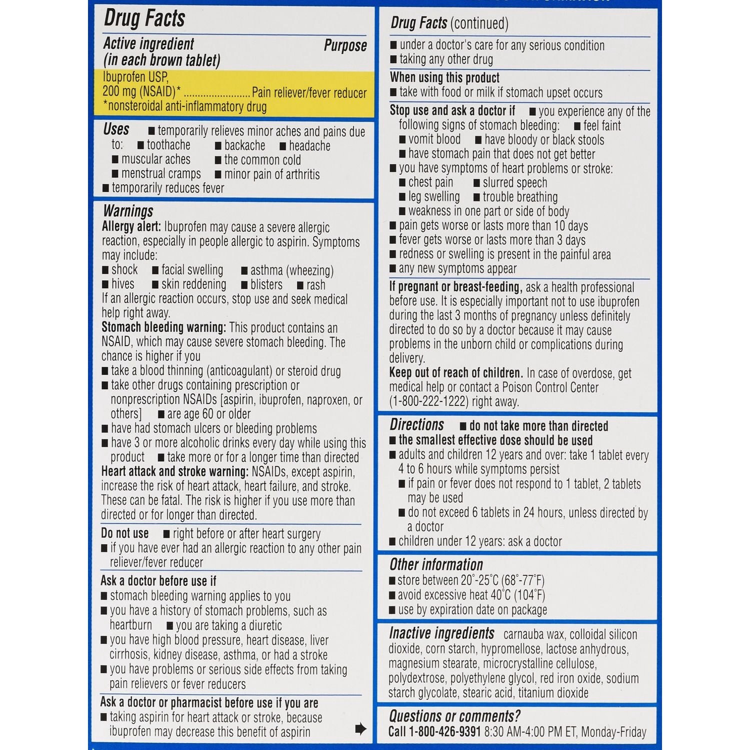 slide 3 of 4, CVS Health Ibuprofen Tablets, 20Ct, 1 ct