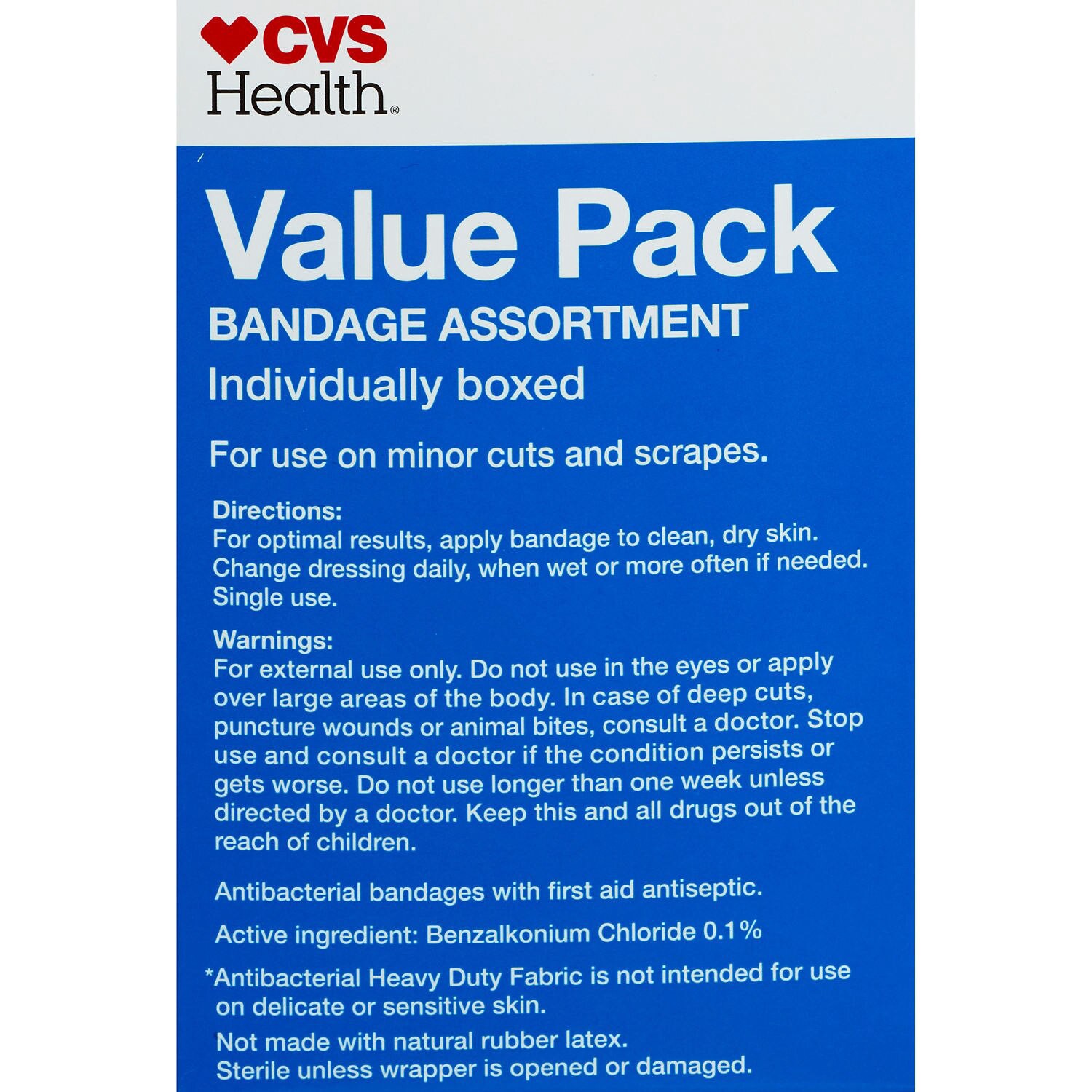 slide 5 of 7, CVS Health Bandage Assortment, Value Pack, 200 Ct, 1 ct