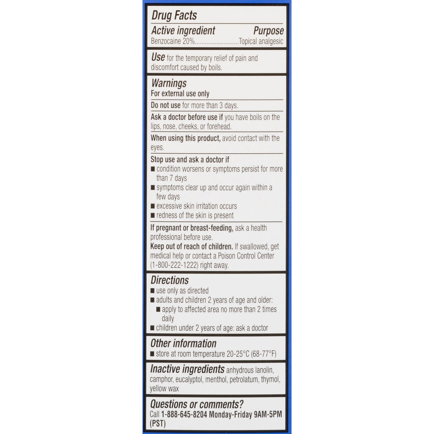 slide 4 of 5, CVS Health Maximum Strength Boil Relief Ointment, 1 Oz, 1 ct