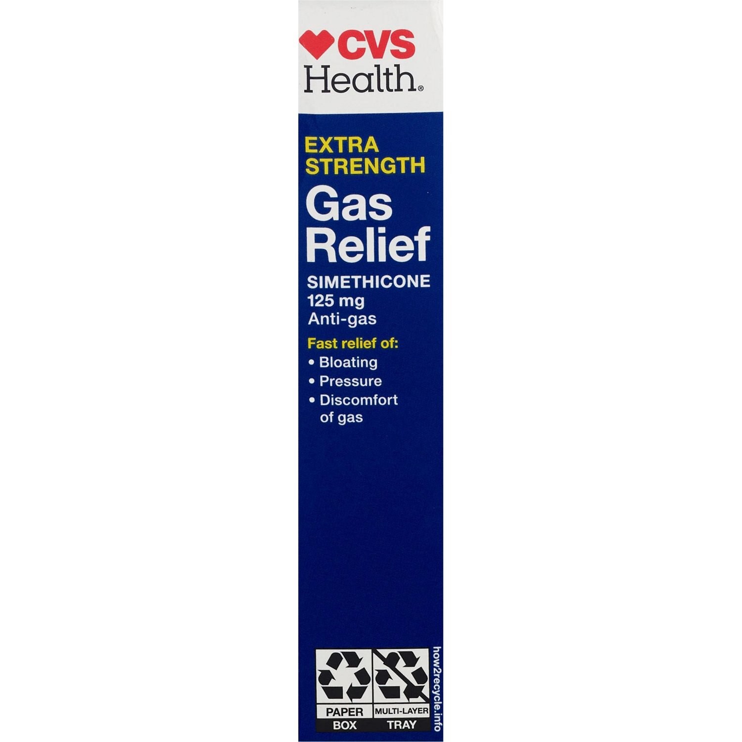 slide 3 of 6, CVS Health Extra Strength Gas Relief, Peppermint Crß­E, 18 Ct, 1 ct