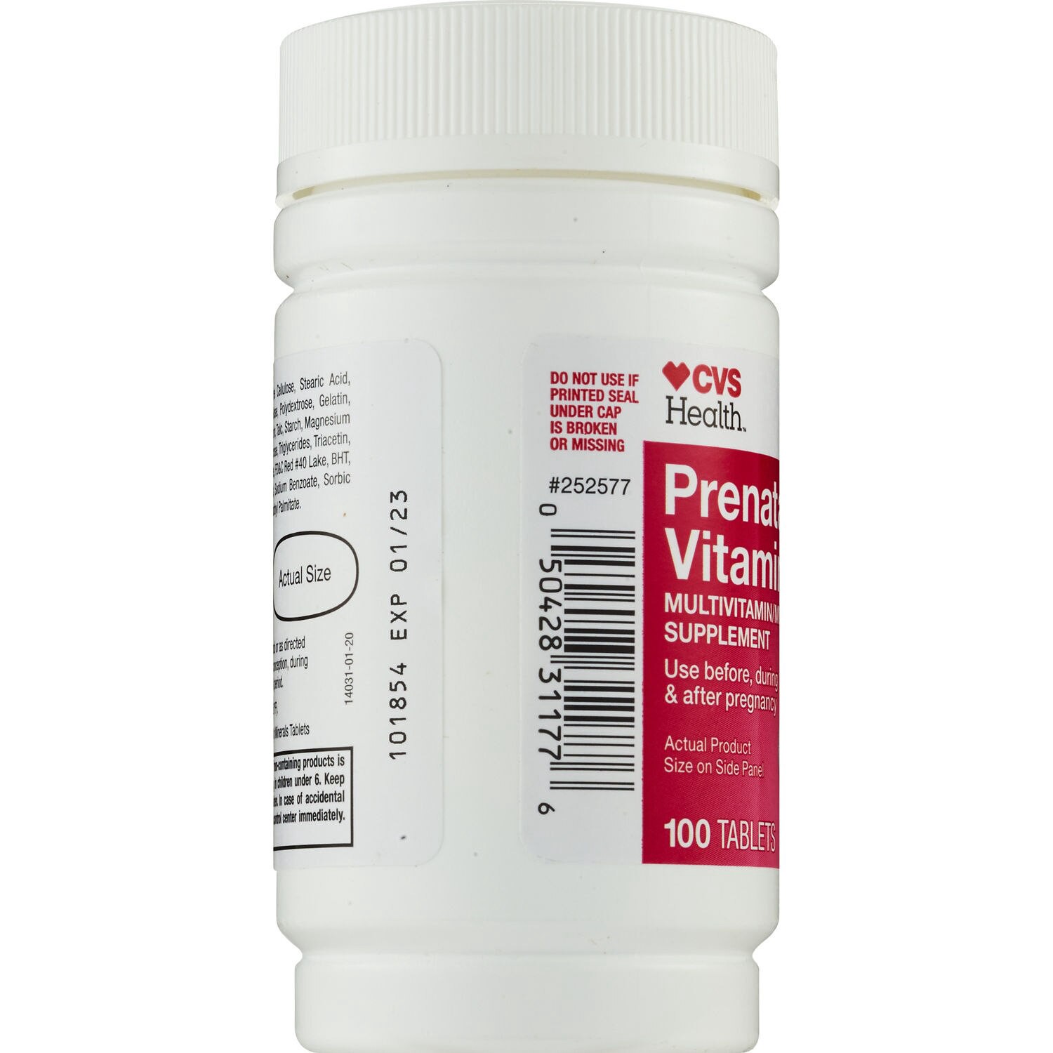 slide 3 of 5, CVS Health Prenatal Vitamin Tablets, 100 Ct, 1 ct