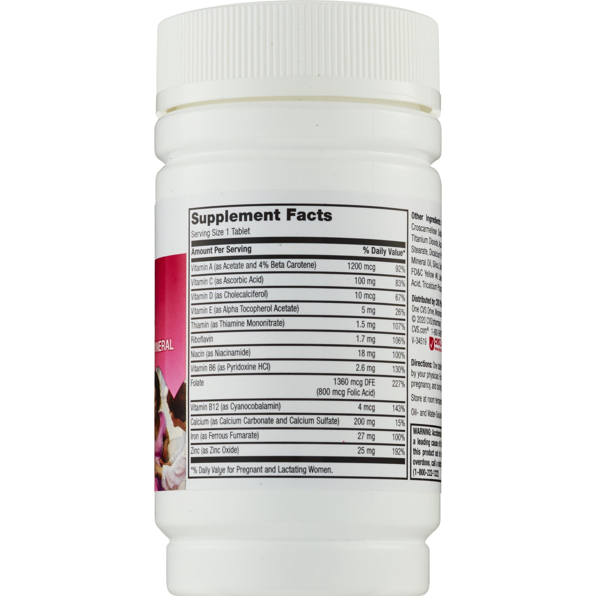 slide 4 of 5, CVS Health Prenatal Vitamin Tablets, 100 Ct, 1 ct