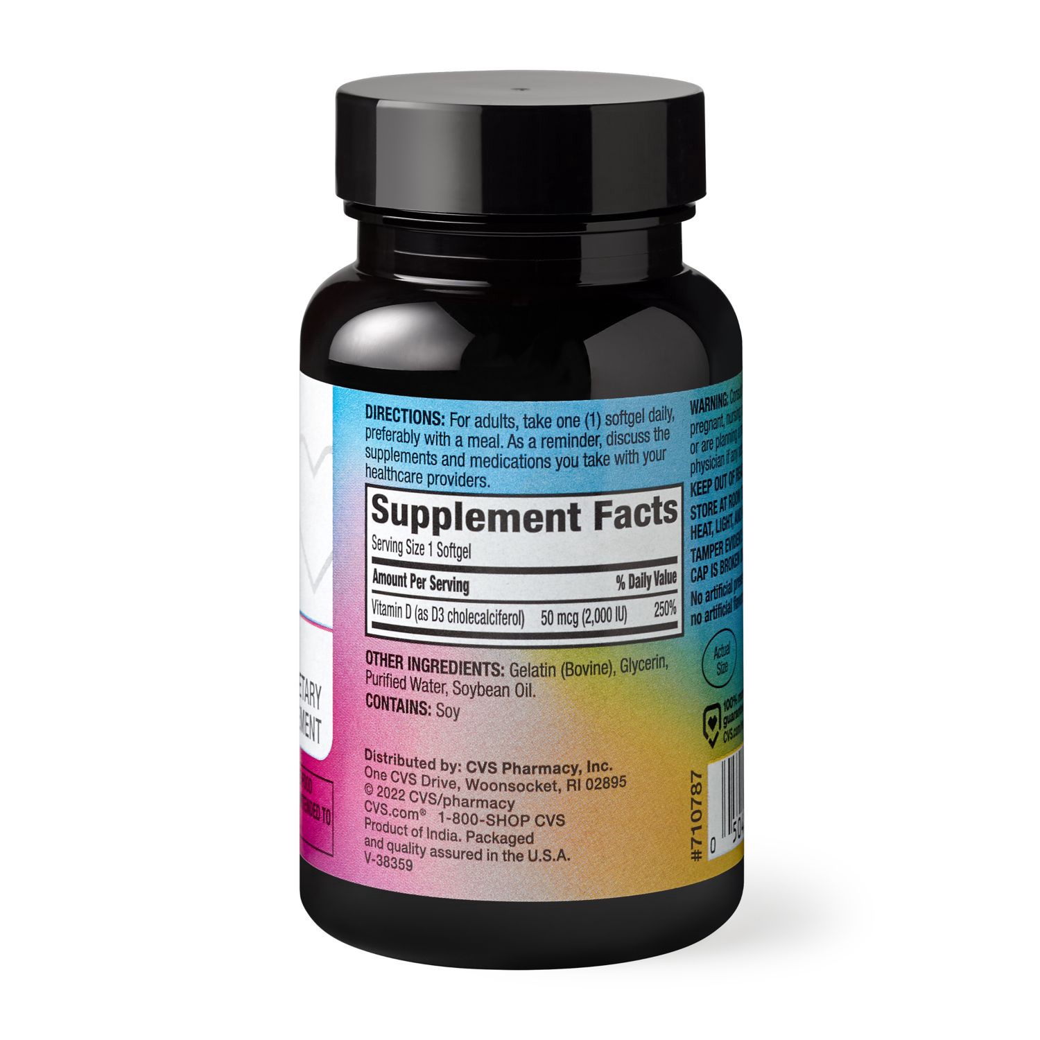 slide 2 of 4, Cvs Health Vitamin D3 2000Iu Softgels, 100 Ct, 100 ct