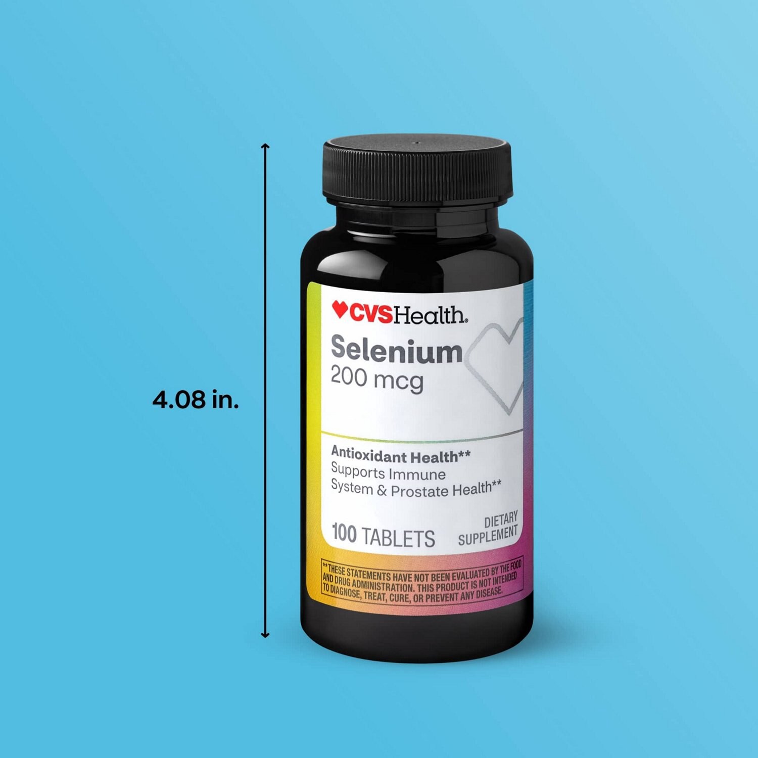 slide 10 of 11, CVS Health Selenium Tablets, 100 Ct, 1 ct