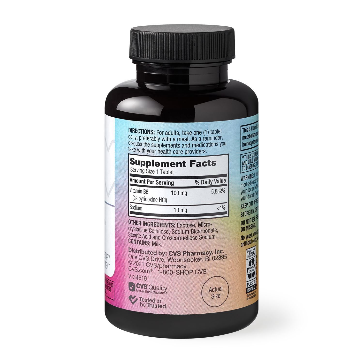 slide 4 of 4, CVS Health B6 Tablets, 250 Ct, 1 ct