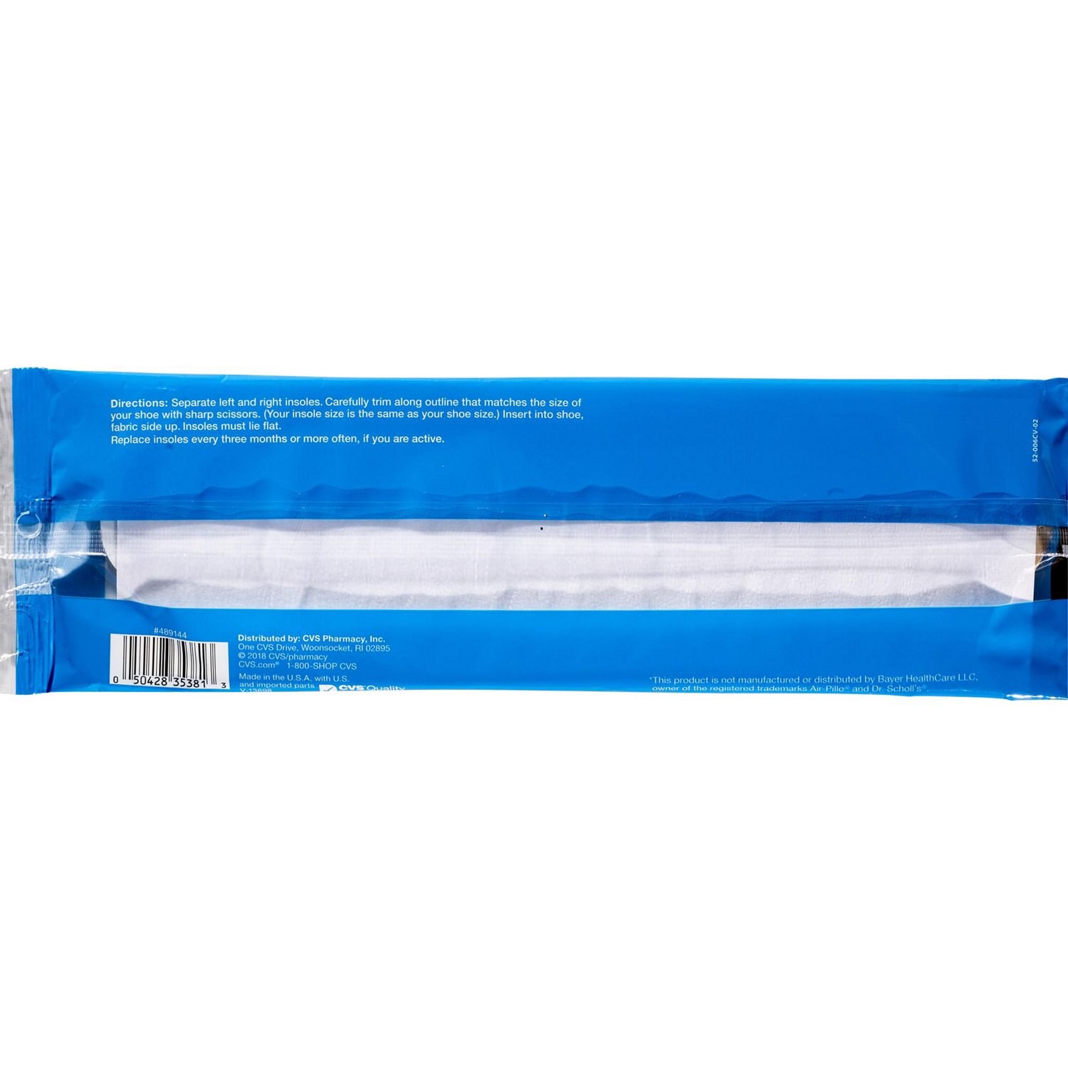 slide 2 of 3, CVS Health Double Air Foam Cushioning Comfort Insoles, 1 ct