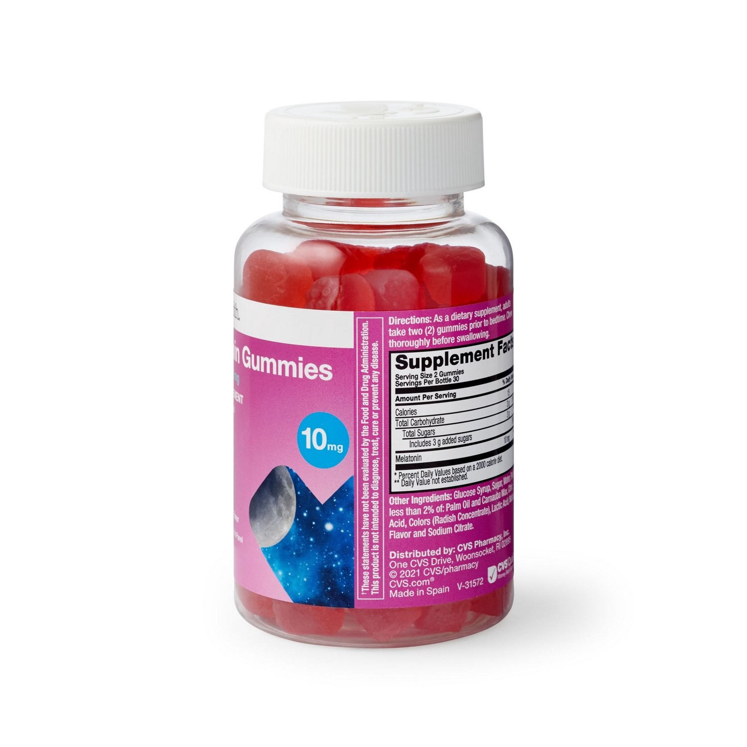 slide 4 of 5, Cvs Health Melatonin Sleep Aid Gummies, 60 Ct, 1 ct