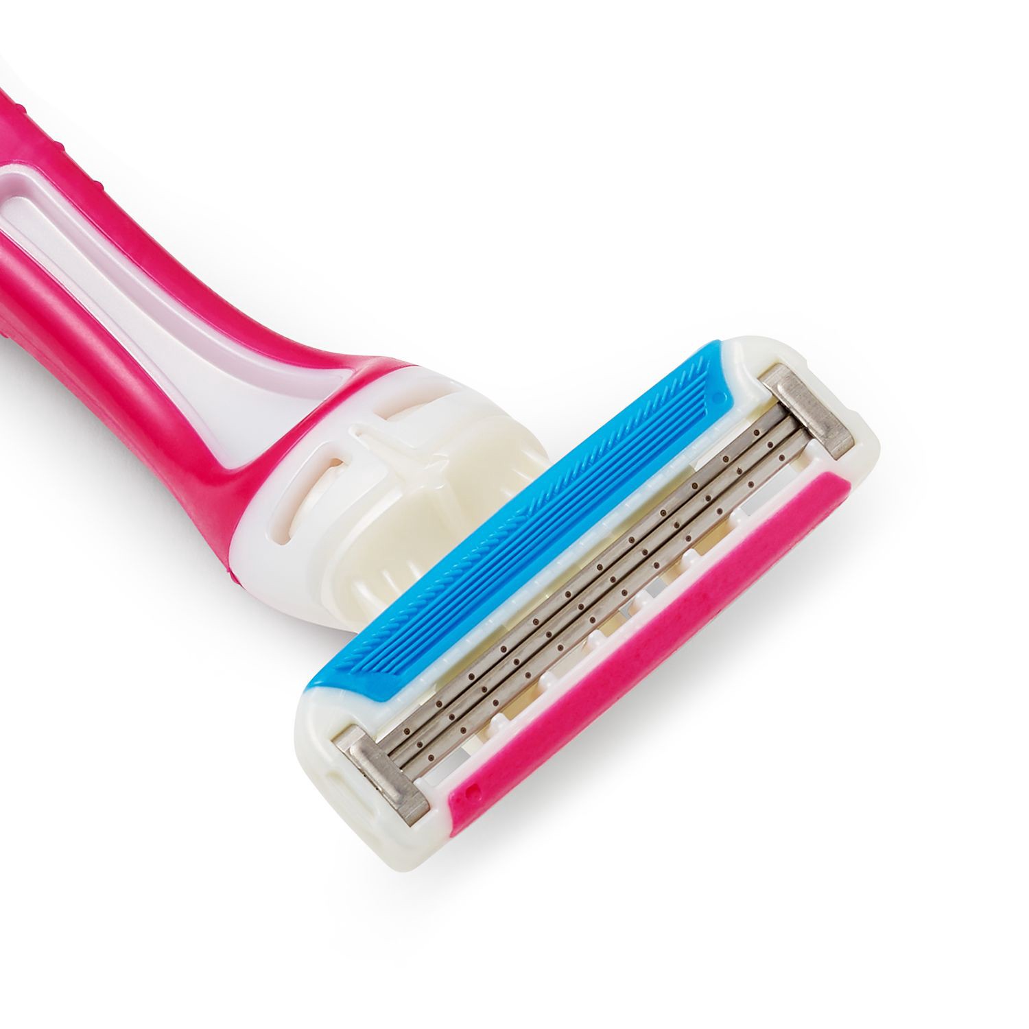 slide 5 of 5, CVS Beauty Women's 3 Blade Disposable Razors For Sensitive Skin, 4 Ct, 1 ct