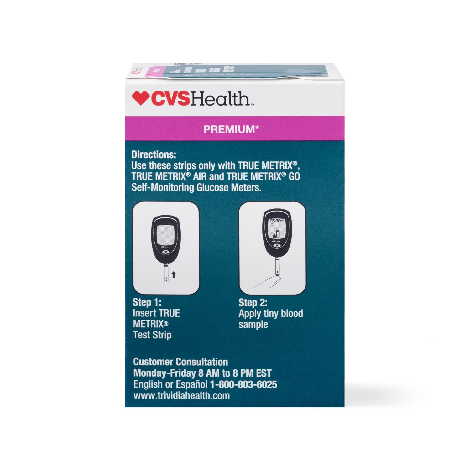 slide 3 of 11, CVS Health True Metrix Self Monitoring Blood Glucose Test Strips, 50 Ct, 1 ct