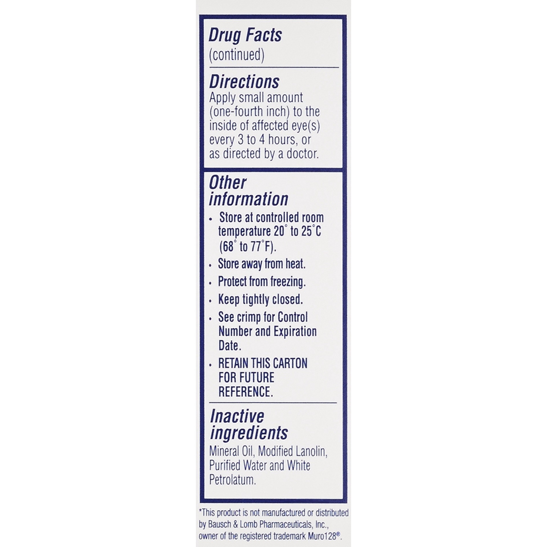 slide 3 of 8, CVS Health Sodium Chloride Hypertonicity Ophthalmic Ointment, 0.125 Oz, 1 ct
