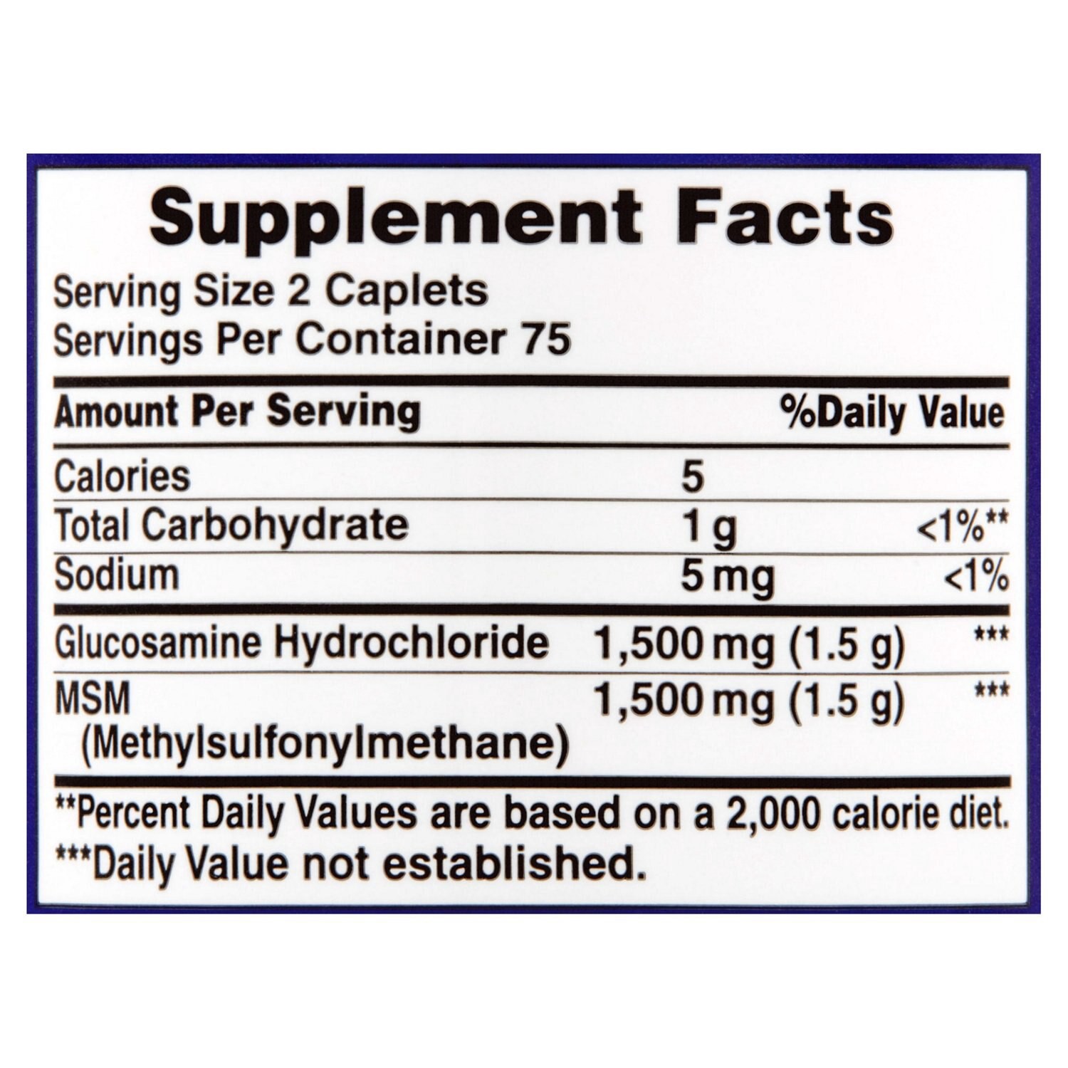 slide 4 of 7, CVS Health Glucosamine Hci With Msm Caplets, 150 Ct, 1 ct