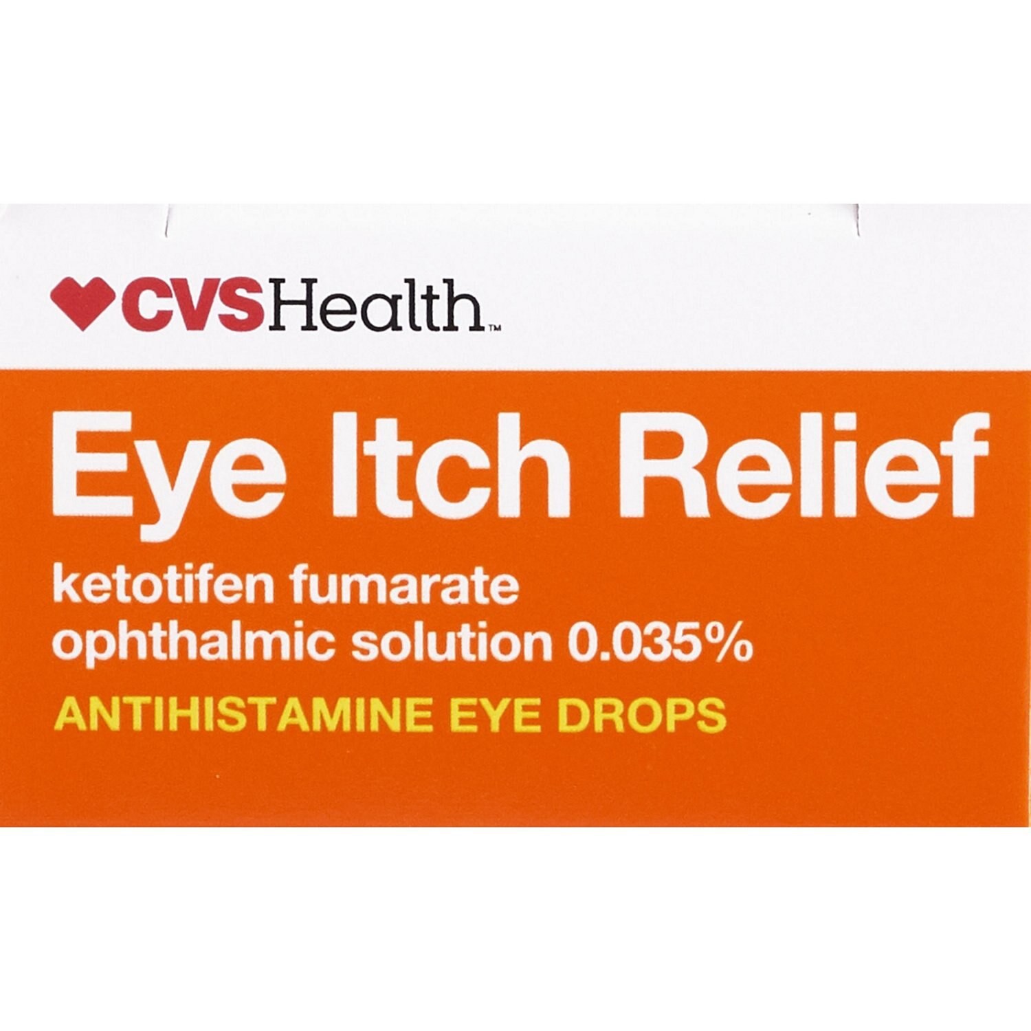 slide 5 of 7, CVS Health Eye Itch Relief- Ketotifen Fumarate Ophthalmic Solution, 0.035%, 0.17 Fl Oz, 1 ct