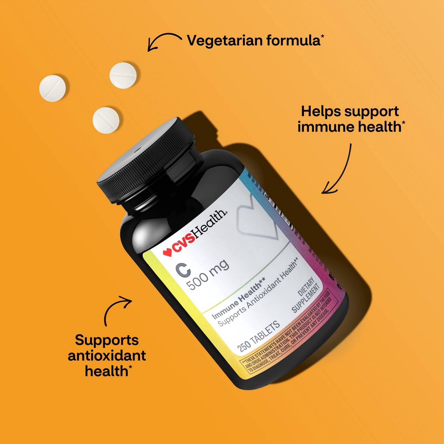 slide 6 of 11, Cvs Health Vitamin C Tablets, 250 Ct, 1 ct