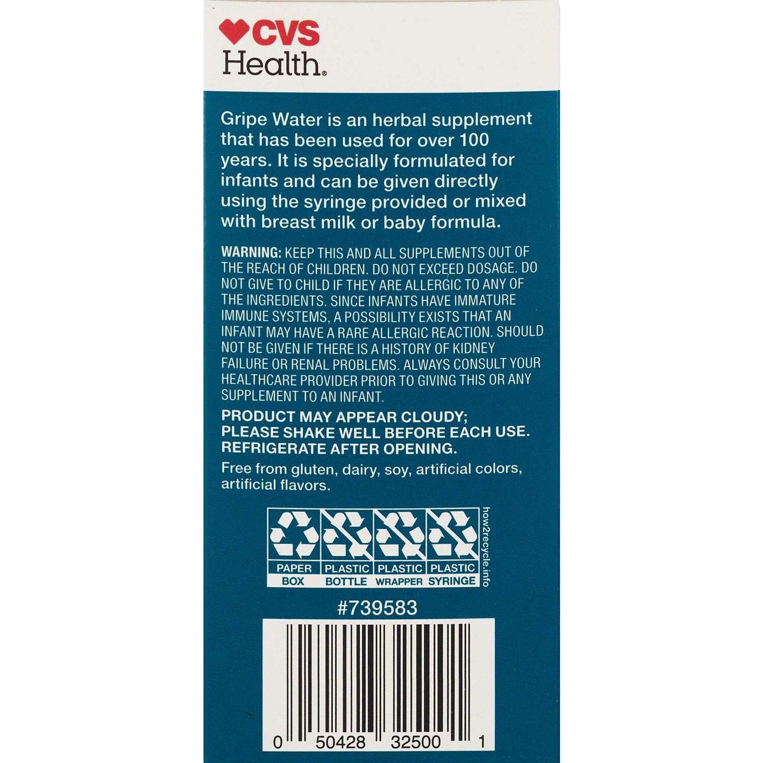 slide 2 of 4, CVS Health Gripe Water For Colic, 4 Oz, 1 ct