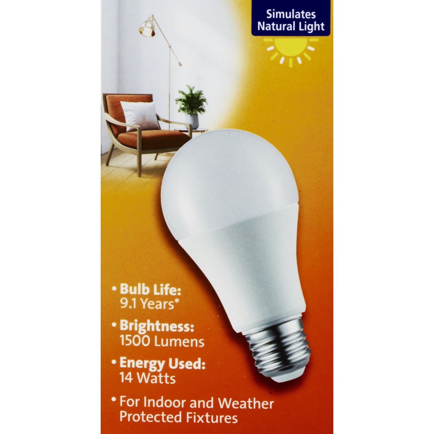 slide 3 of 6, Total Home Led Light Bulb 15W=100W Daylight 2-Pack, 1 ct