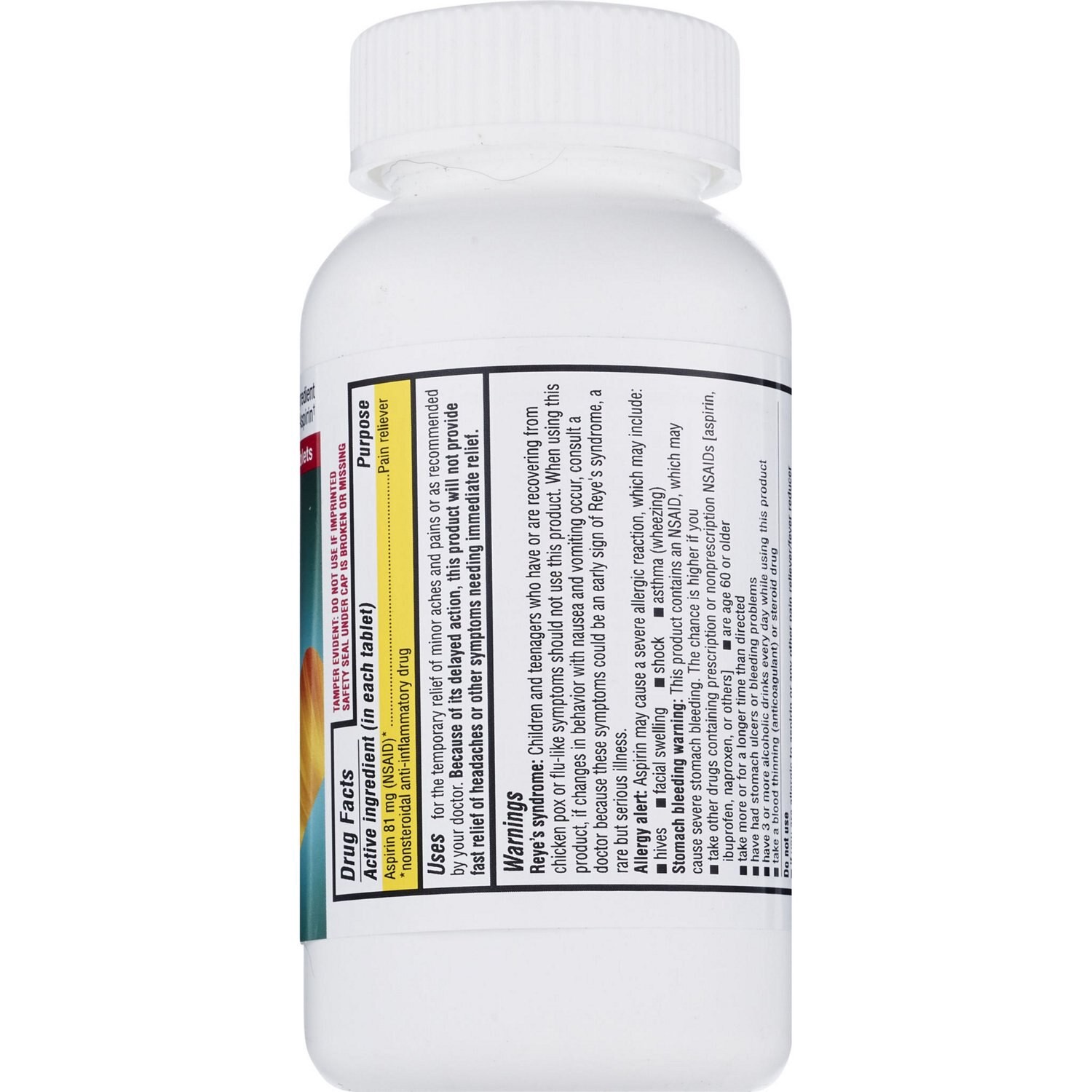 slide 7 of 7, Cvs Health Low Strength Aspirin 81 Mg Enteric Coated Tablets, 500 Ct, 1 ct