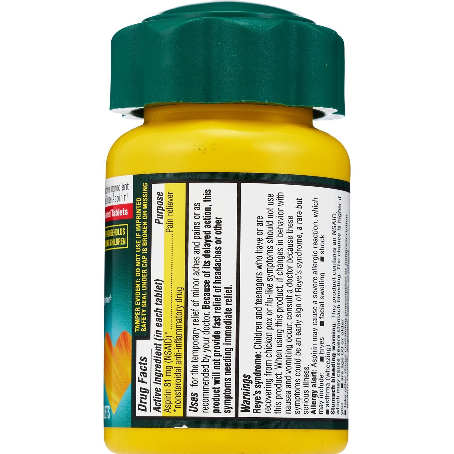 slide 2 of 5, CVS Health Low Strength Aspirin 81 Mg Enteric Coated Tablets, 300 Ct, 1 ct