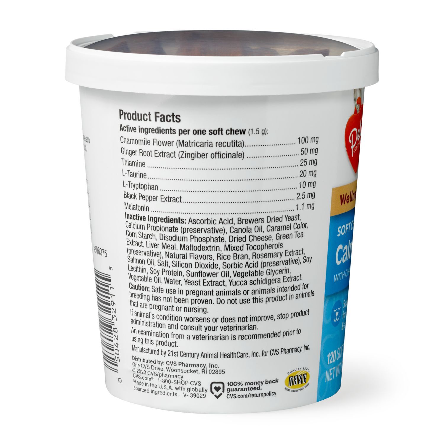 slide 3 of 4, PET CENTRAL Petnc Calming Aid Soft Chews, 1 ct