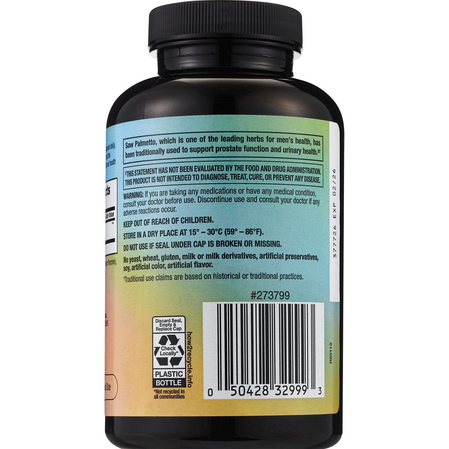 slide 3 of 4, CVS Health Saw Palmetto Capsules, 250 Ct, 1 ct