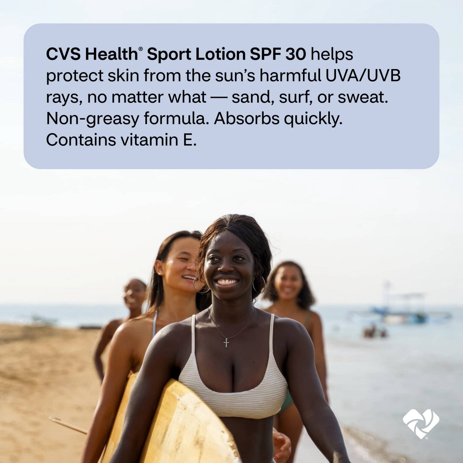 slide 5 of 9, CVS Health Cvs Sport High Performance Sun Lotion Spf 30, 8 Oz, 1 ct