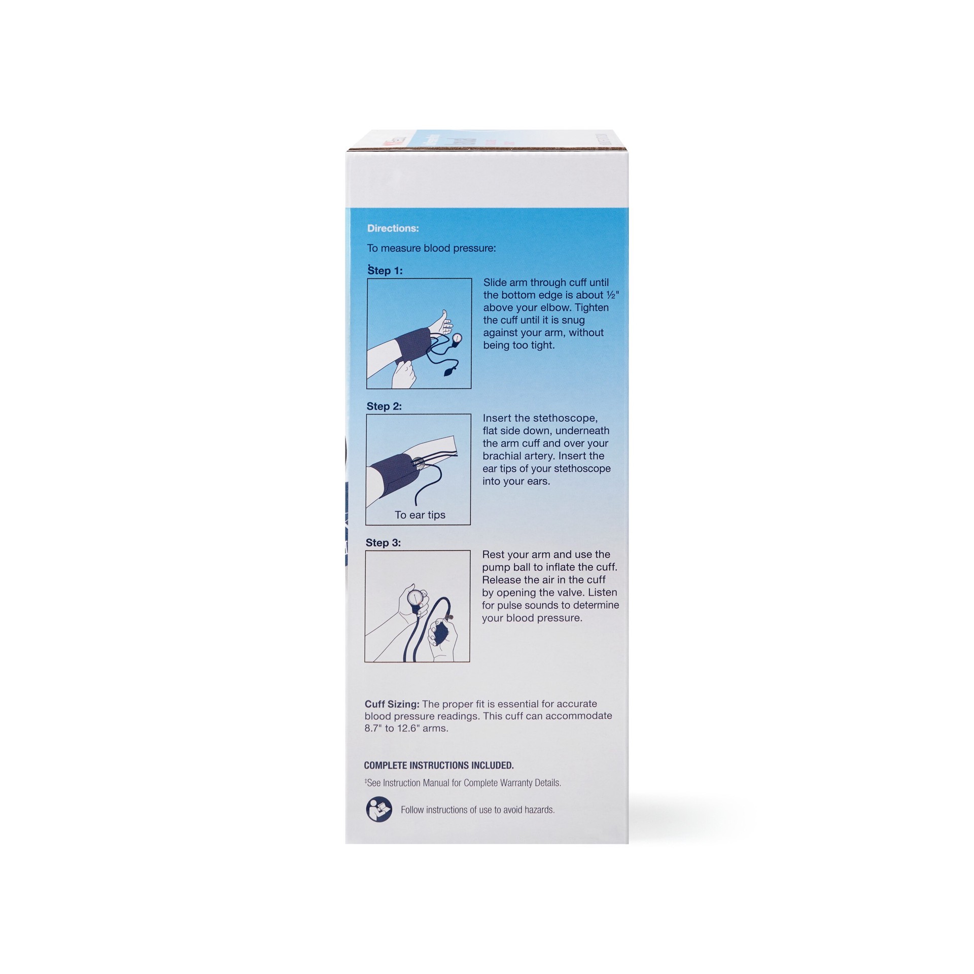 slide 2 of 5, Cvs Health Manual Blood Pressure Monitor, 1 ct