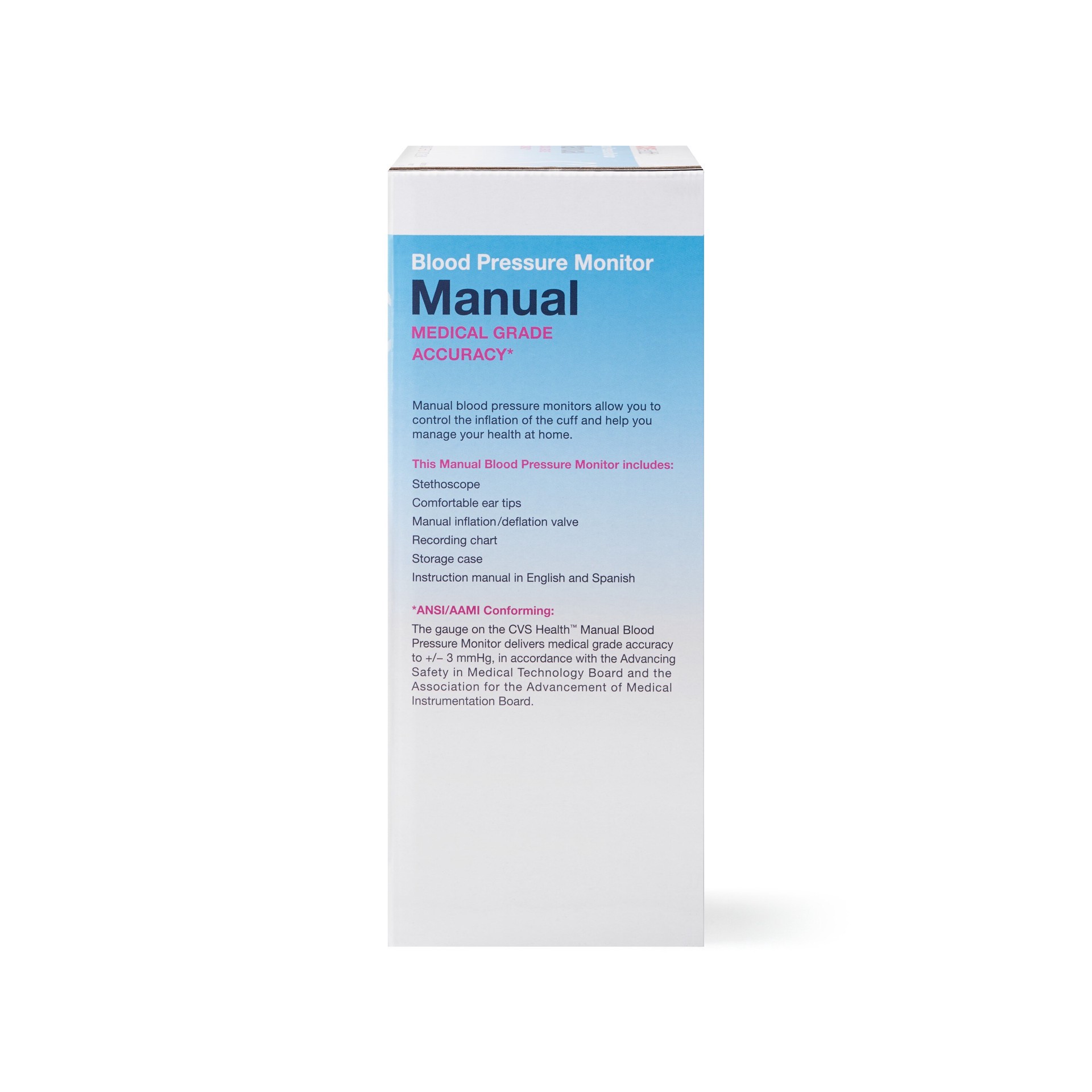 slide 3 of 5, Cvs Health Manual Blood Pressure Monitor, 1 ct