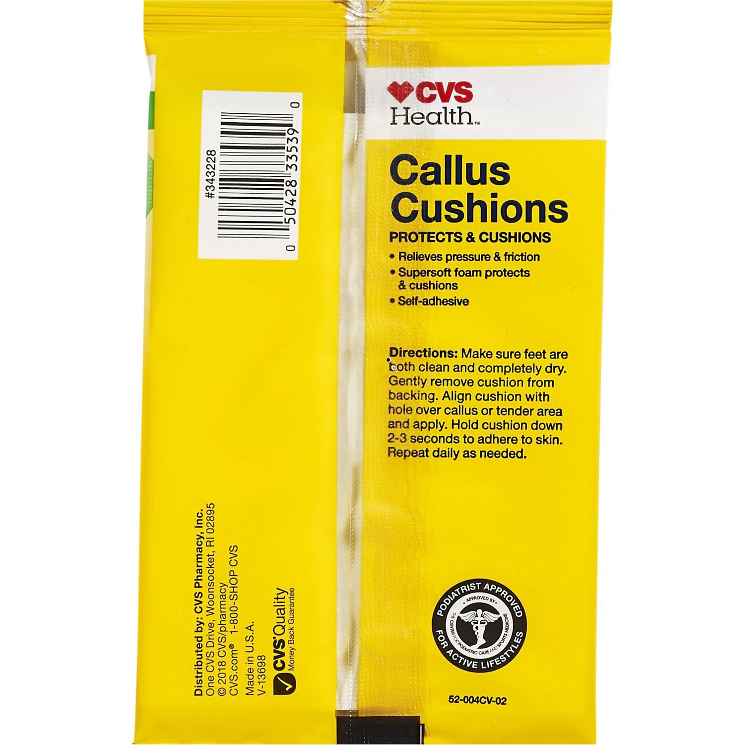 slide 2 of 2, CVS Health Callus Cushions, 6 Ct, 1 ct
