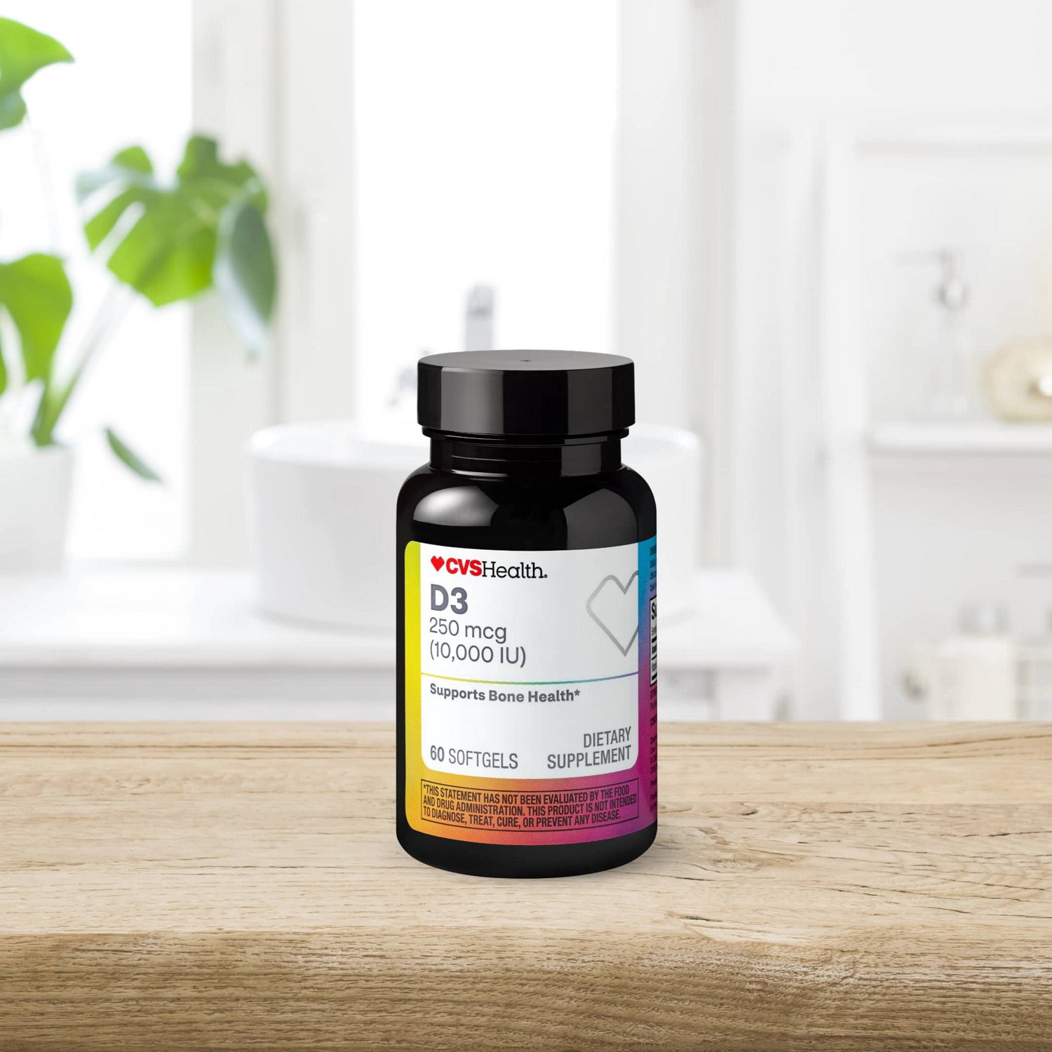 slide 4 of 9, CVS Health D3 Softgels, 60 Ct, 1 ct