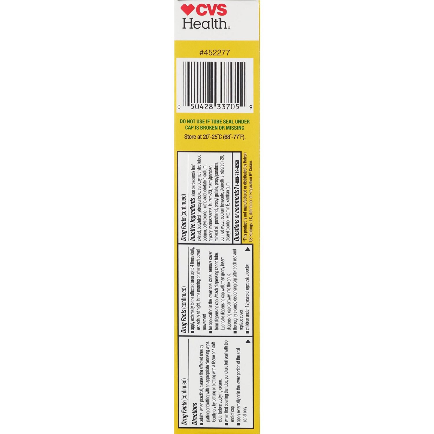 slide 5 of 6, Cvs Health Hemorrhoidal Cream, 1.8 Oz, 1.8 oz