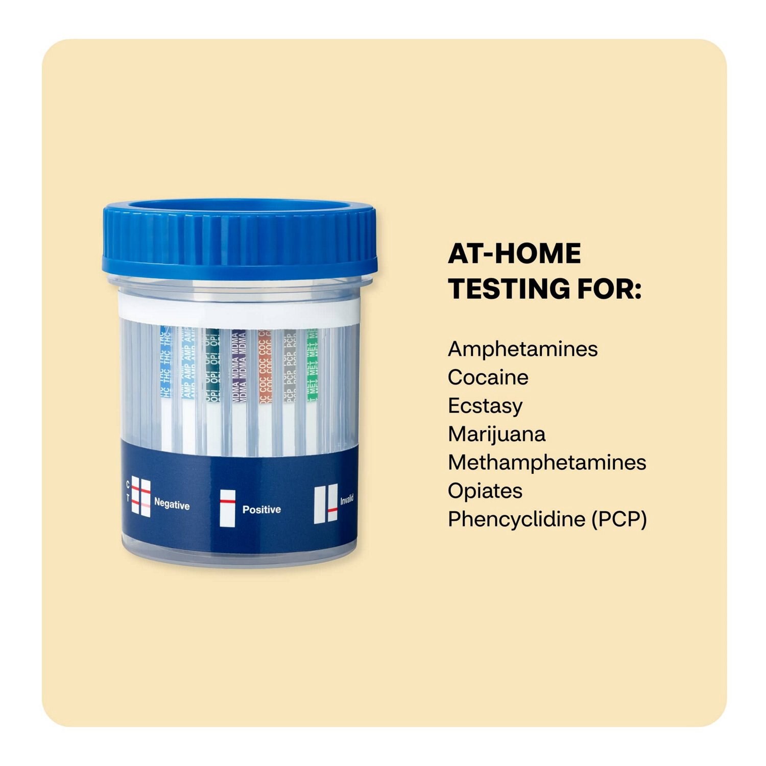 slide 2 of 8, CVS Health Home Drug Test Kit, 7 Drugs, 1 ct