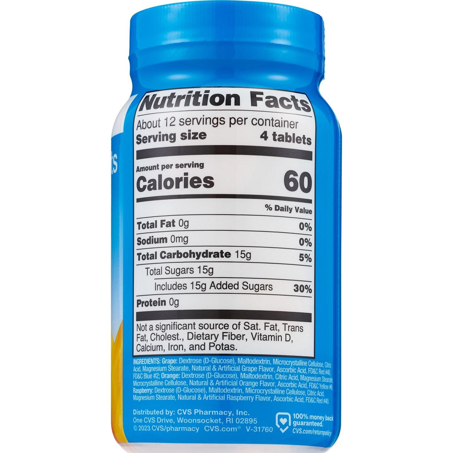 slide 6 of 6, CVS Health Glucose Tablets, Assorted Fruit, 50 Ct, 1 ct