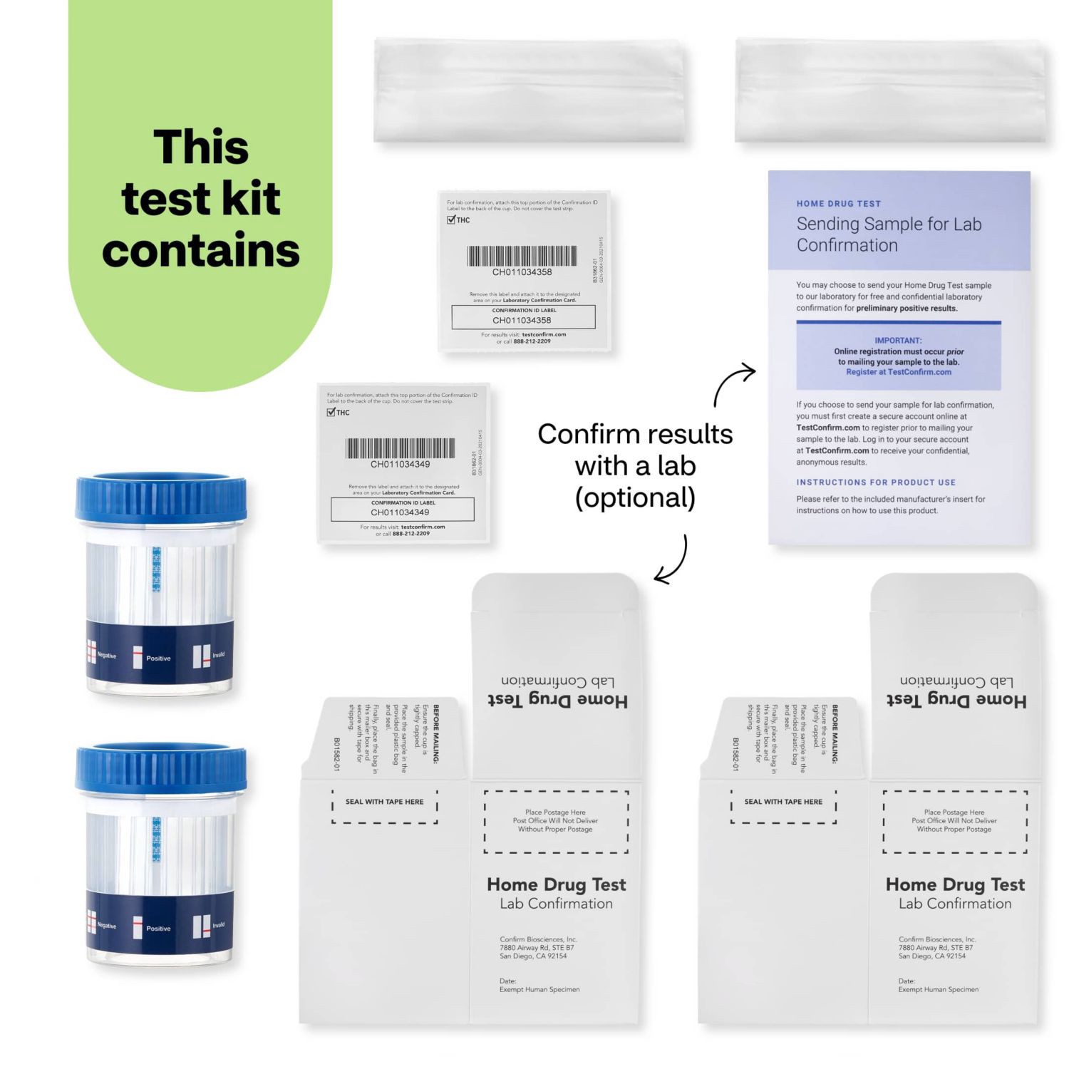 slide 2 of 11, CVS Health Home Drug Test Kit, Marijuana, 2 Pack, 2 ct