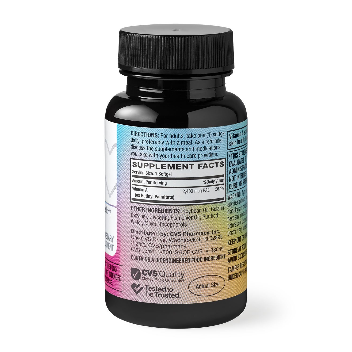 slide 3 of 5, CVS Health Vitamin A Softgels, 100 Ct, 1 ct