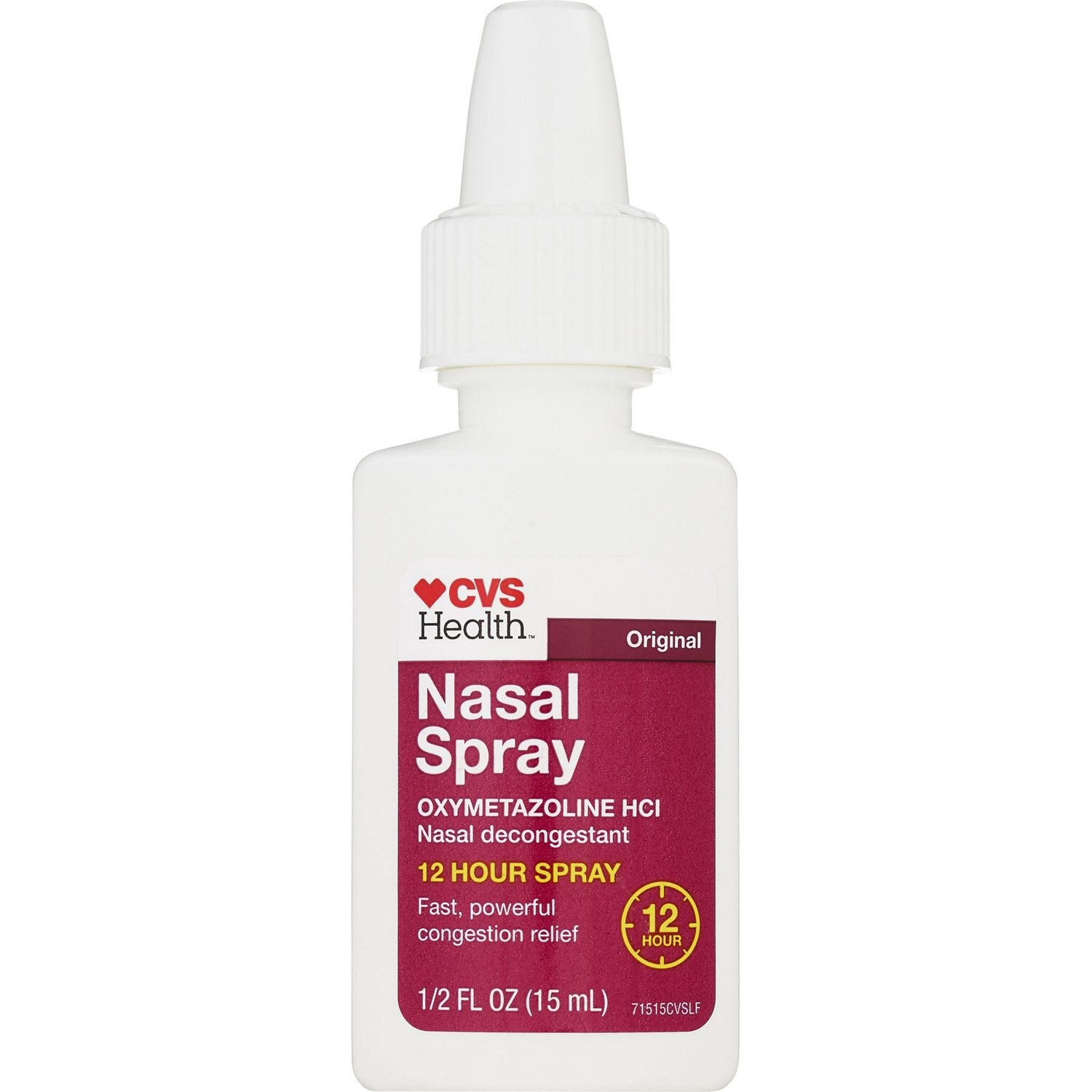 slide 4 of 4, CVS Health 12Hr Nasal Spray, 0.5 Oz, 1 ct