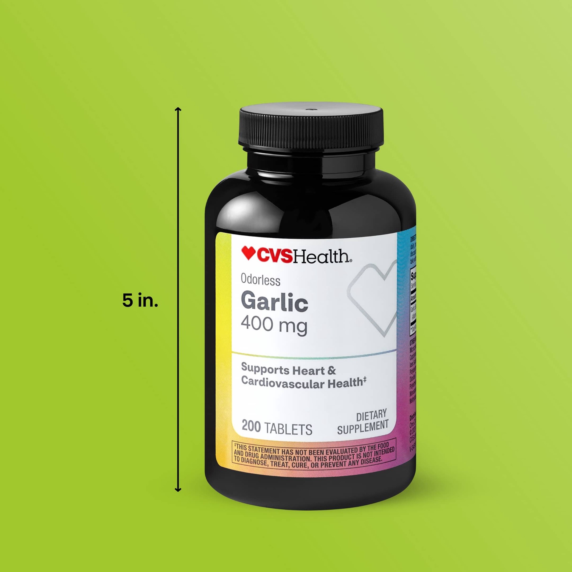 slide 7 of 10, CVS Health Odorless Garlic Tablets, 200 Ct, 1 ct