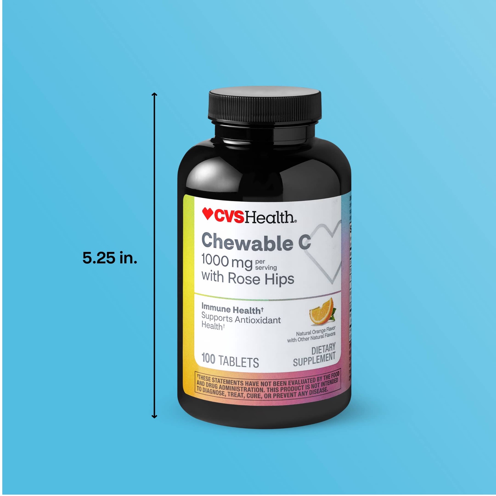slide 4 of 10, CVS Health Chewable Vitamin C Tablets, 100 Ct, 1 ct