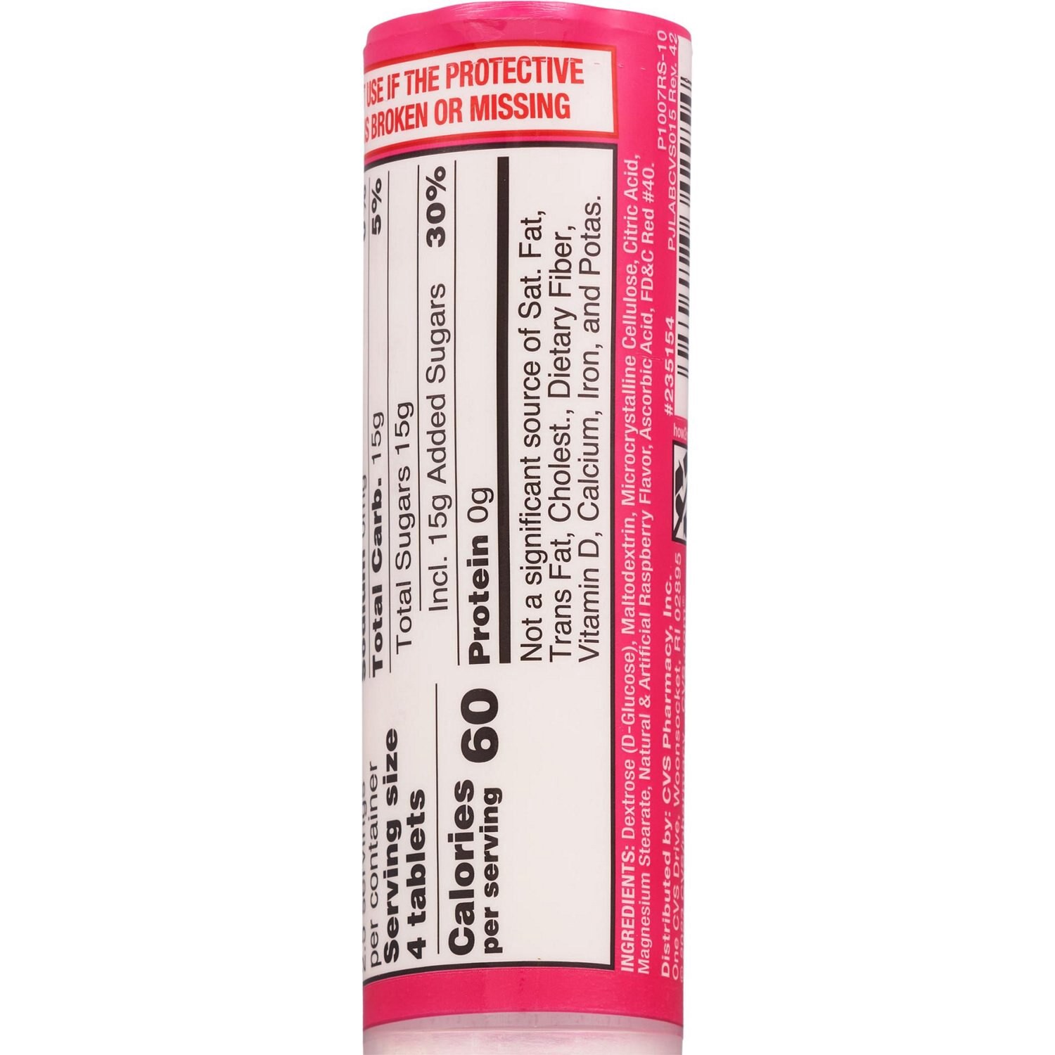 slide 2 of 5, CVS Health Glucose Tablets, Raspberry, 10 Ct, 1 ct