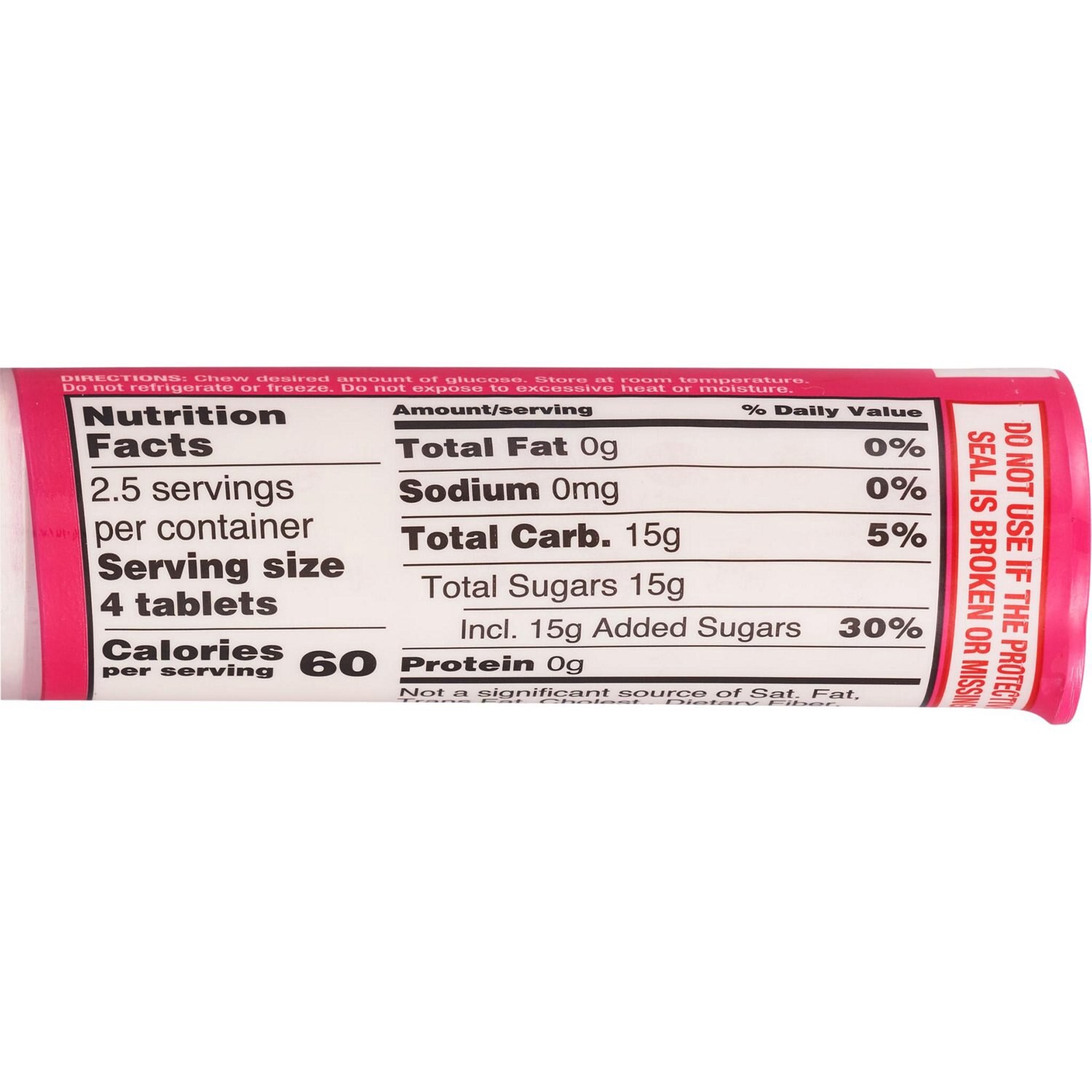 slide 5 of 5, CVS Health Glucose Tablets, Raspberry, 10 Ct, 1 ct