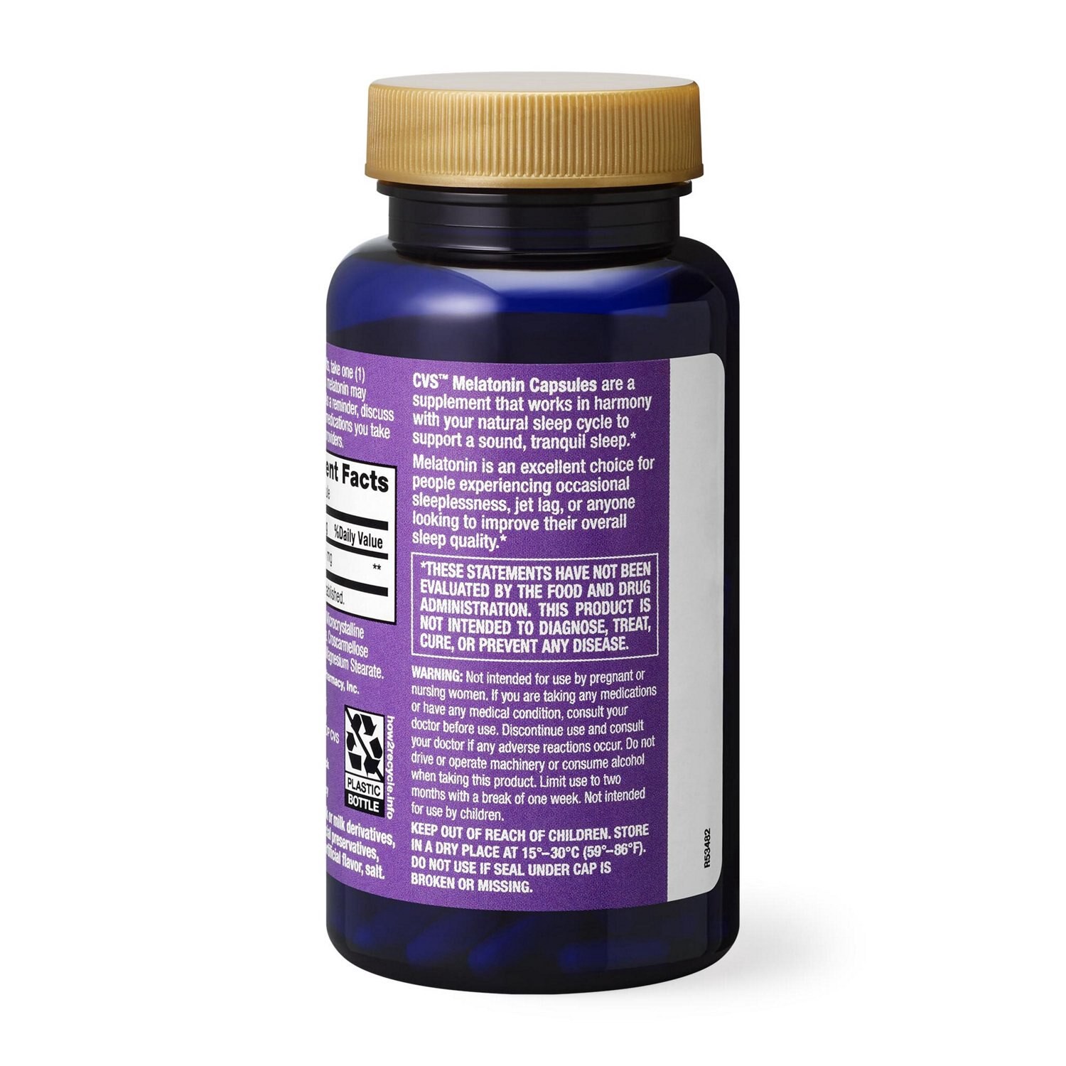 slide 5 of 5, CVS Health Melatonin 10 Mg Capsules, 120 Ct, 1 ct