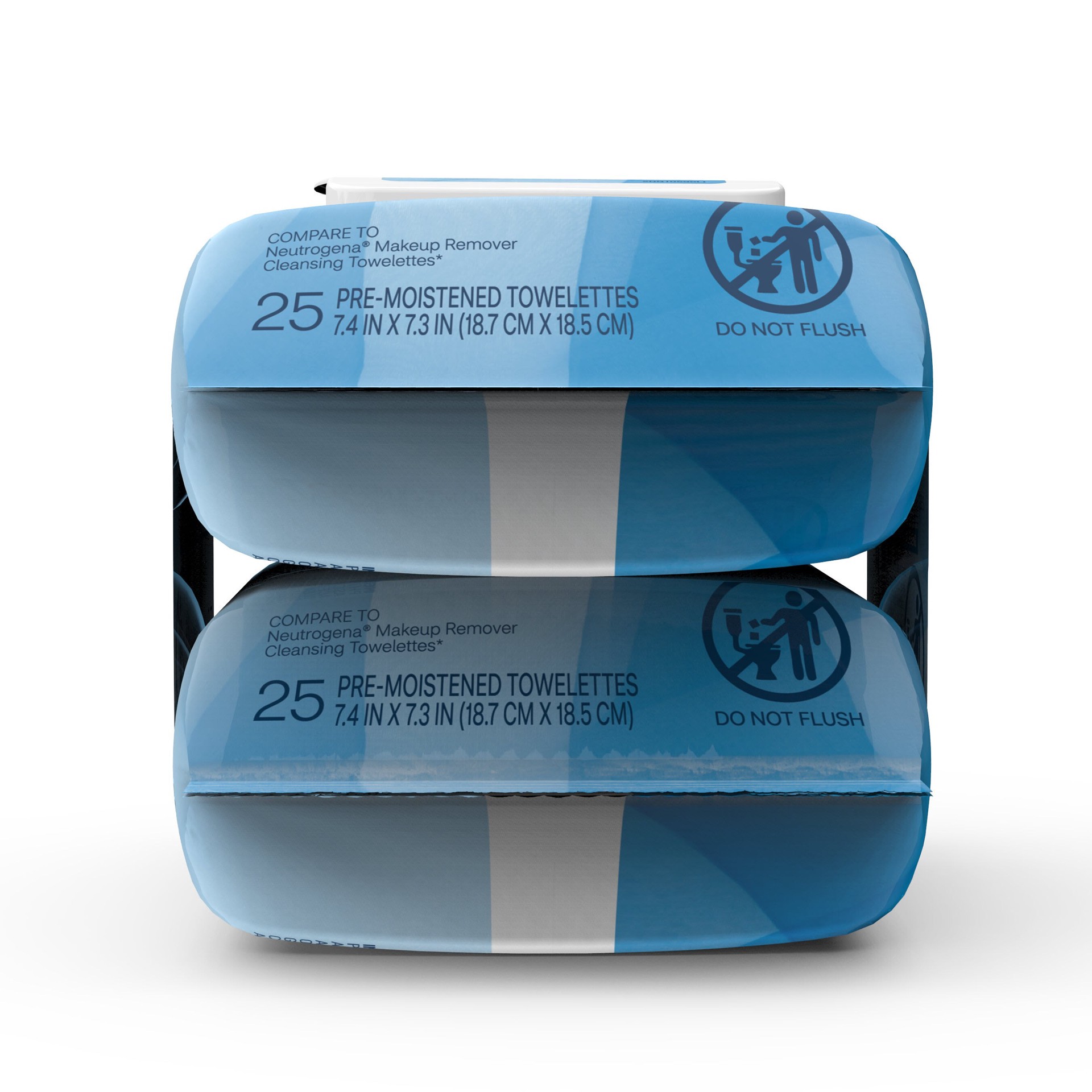 slide 5 of 6, CVS Beauty Makeup Remover Cleansing Cloth Towelettes, 50/Pack, 1 ct