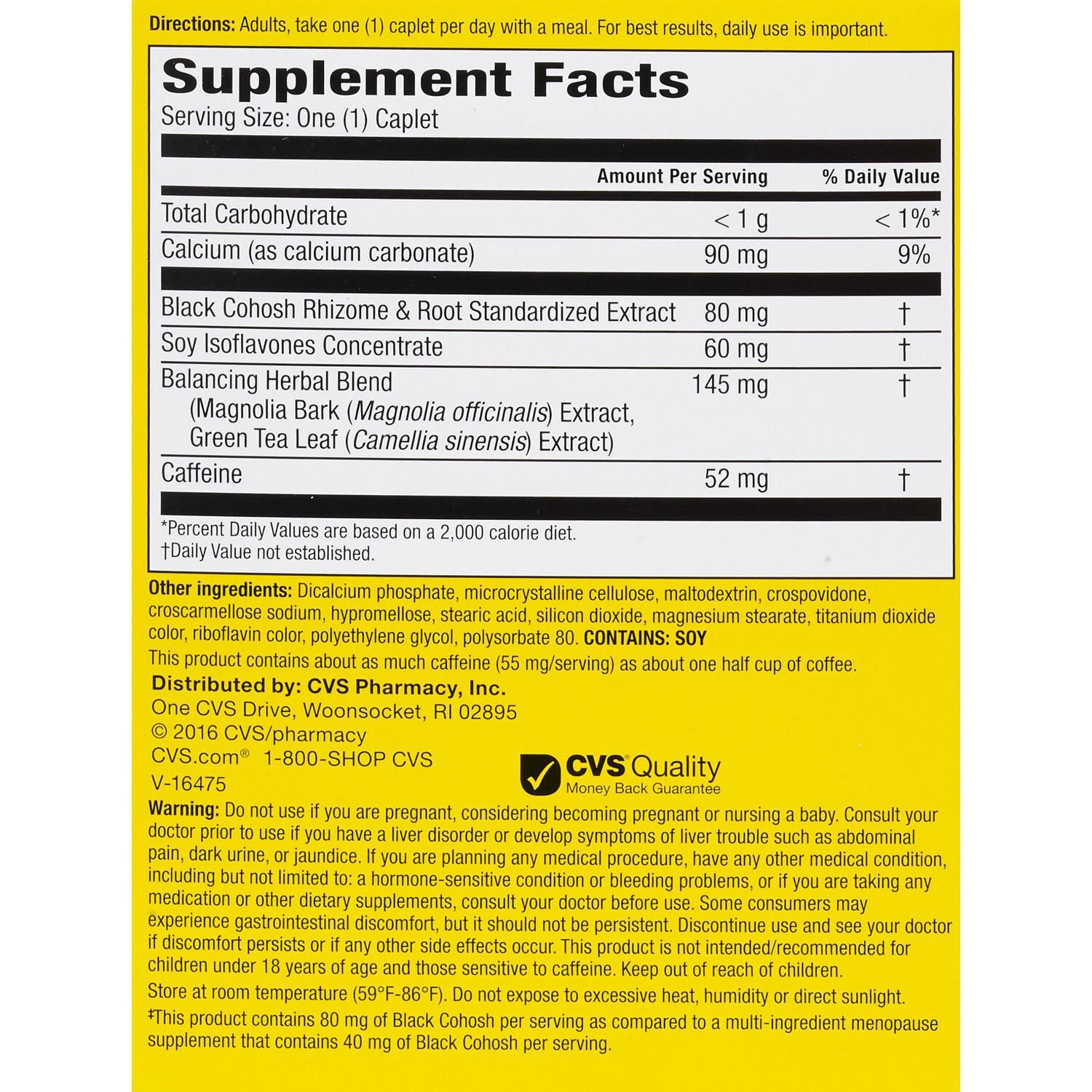 slide 2 of 2, CVS Health Menopause Support Caplets, 28 Ct, 1 ct