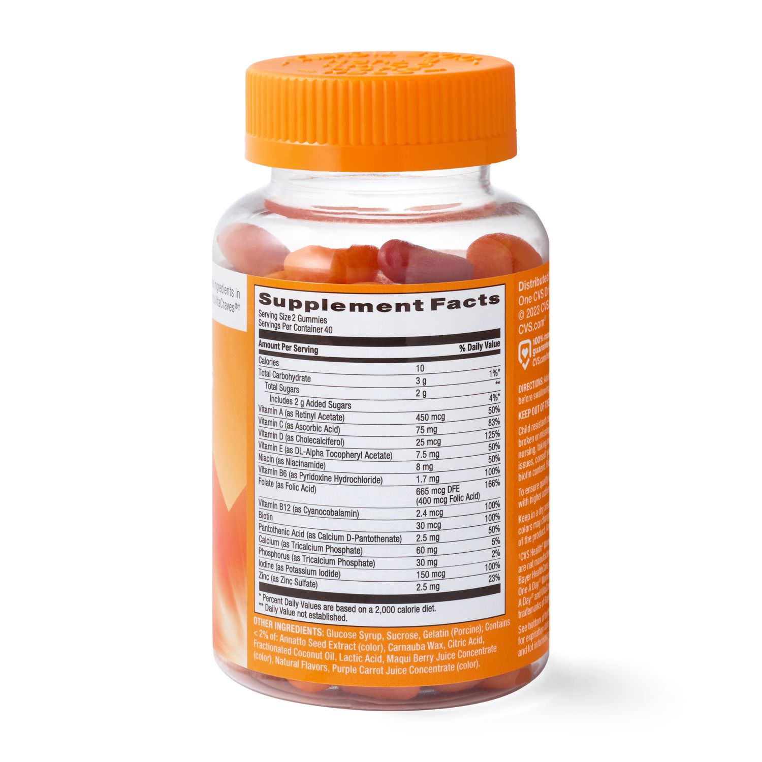 slide 2 of 6, CVS Health Women's Daily Multivitamin Gummies, 70 Ct, 70 ct