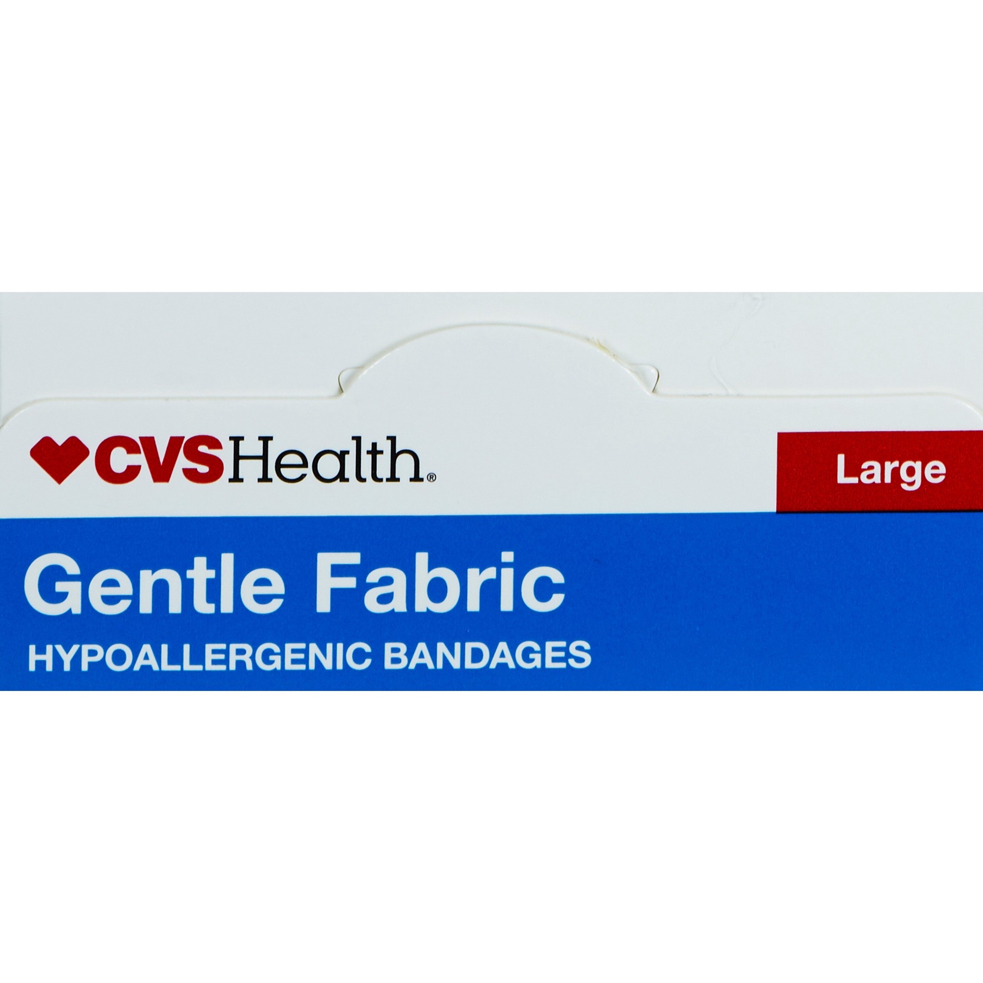 slide 7 of 10, CVS Health Gentle Fabric Bandages, Large, 10 Ct, 1 ct