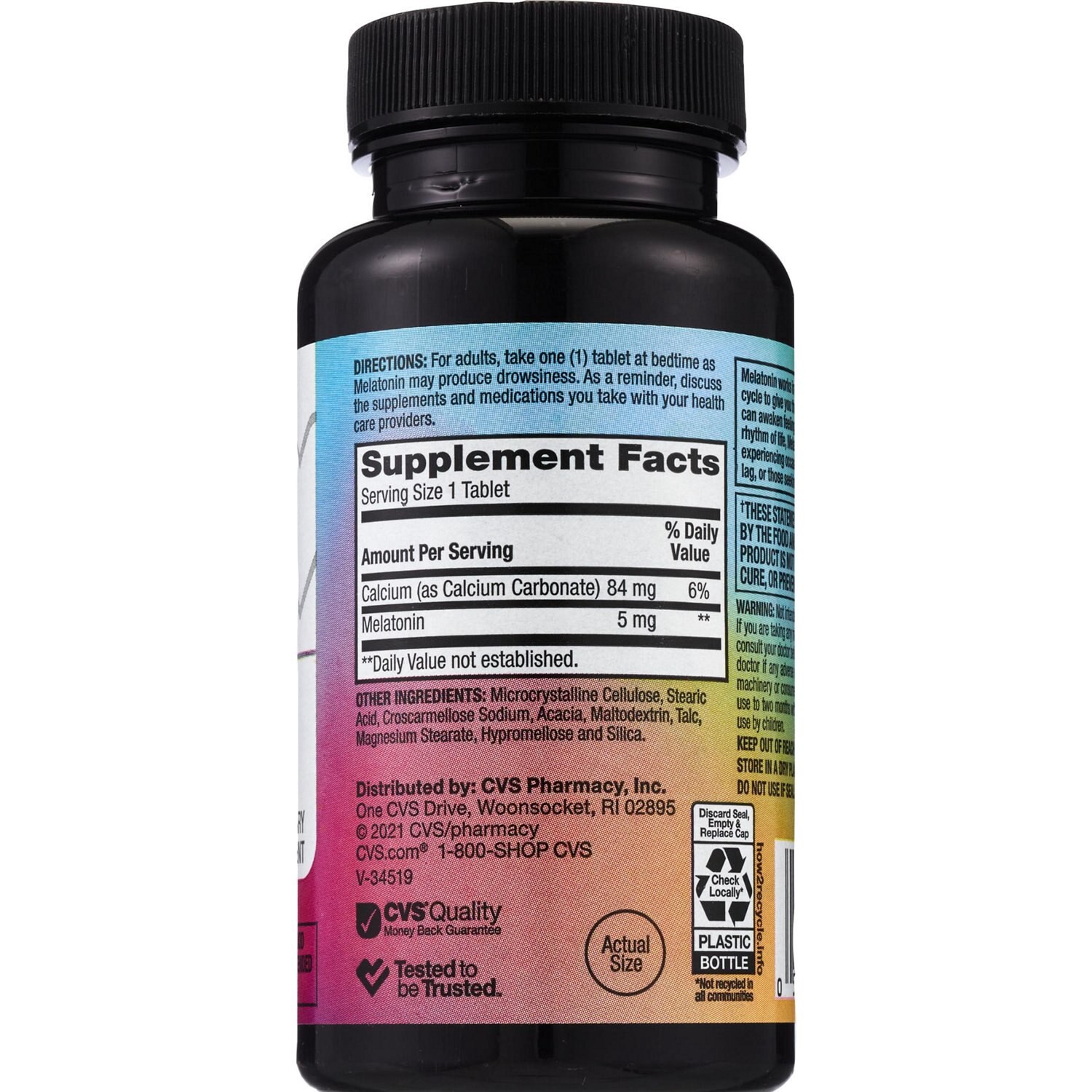 slide 3 of 3, Cvs Health Melatonin Tablets, 120 Ct, 1 ct