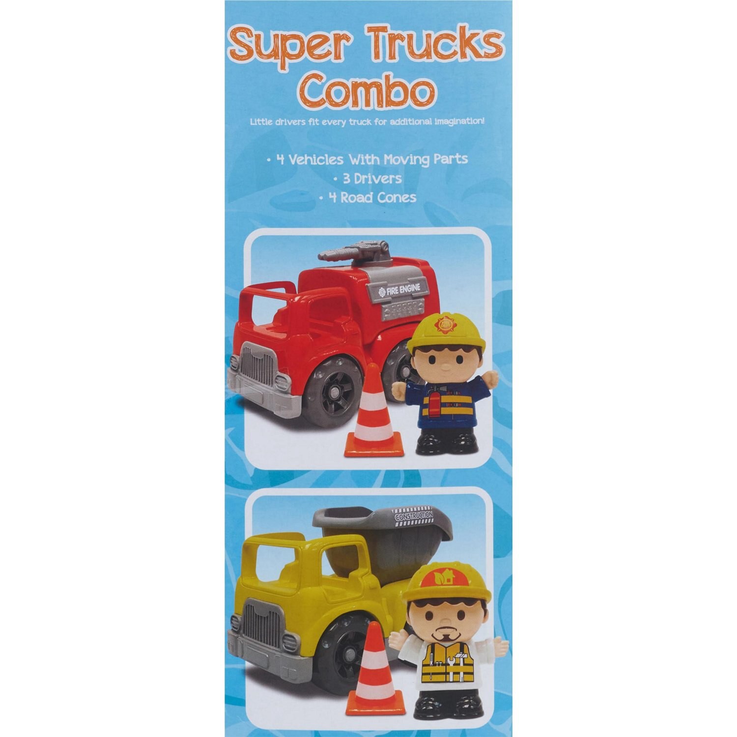 slide 2 of 3, NON BRAND Super Truck Set 4Pk, 1 ct