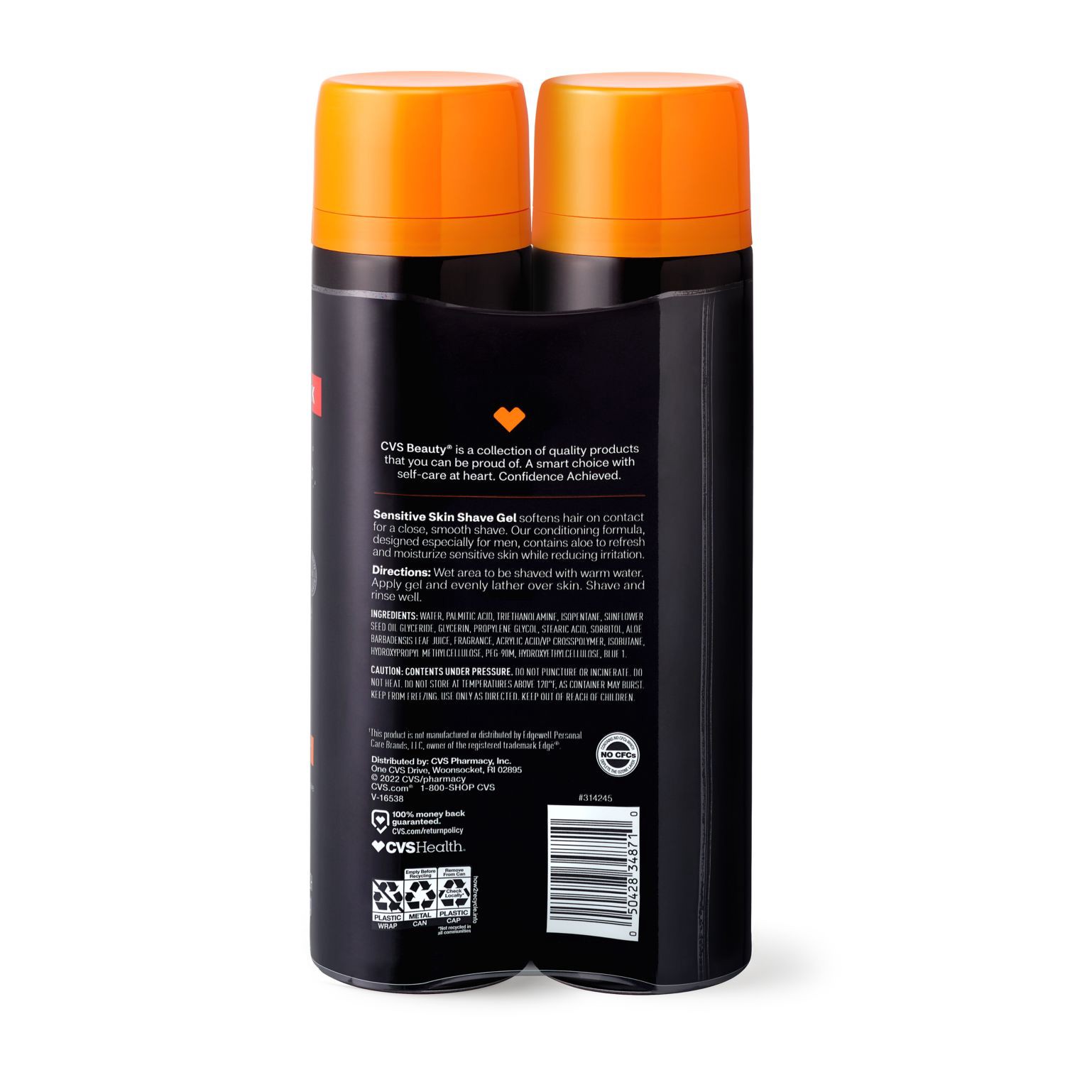 slide 4 of 4, CVS Beauty Blade Sensitive Skin Shave Gel For Men, 14 Oz, 1 ct