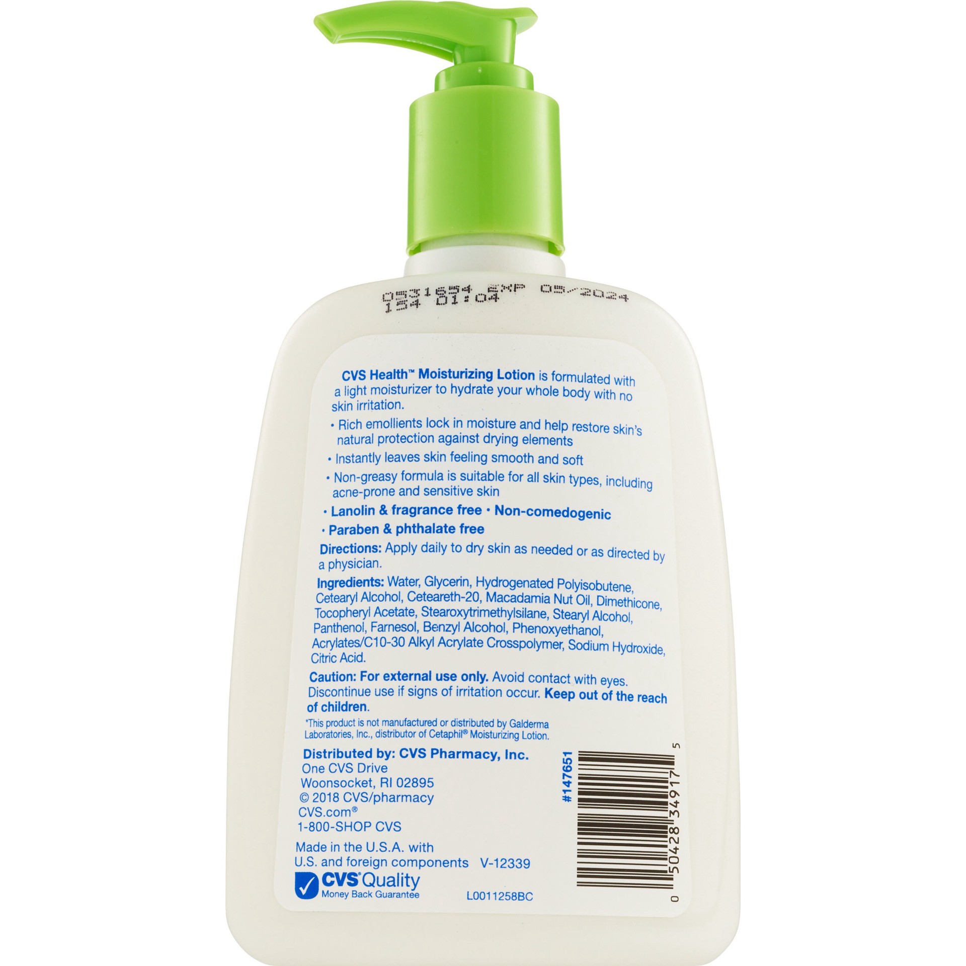 slide 2 of 2, CVS Health Moisturizing Lotion For All Skin Types, 16 Oz, 1 ct