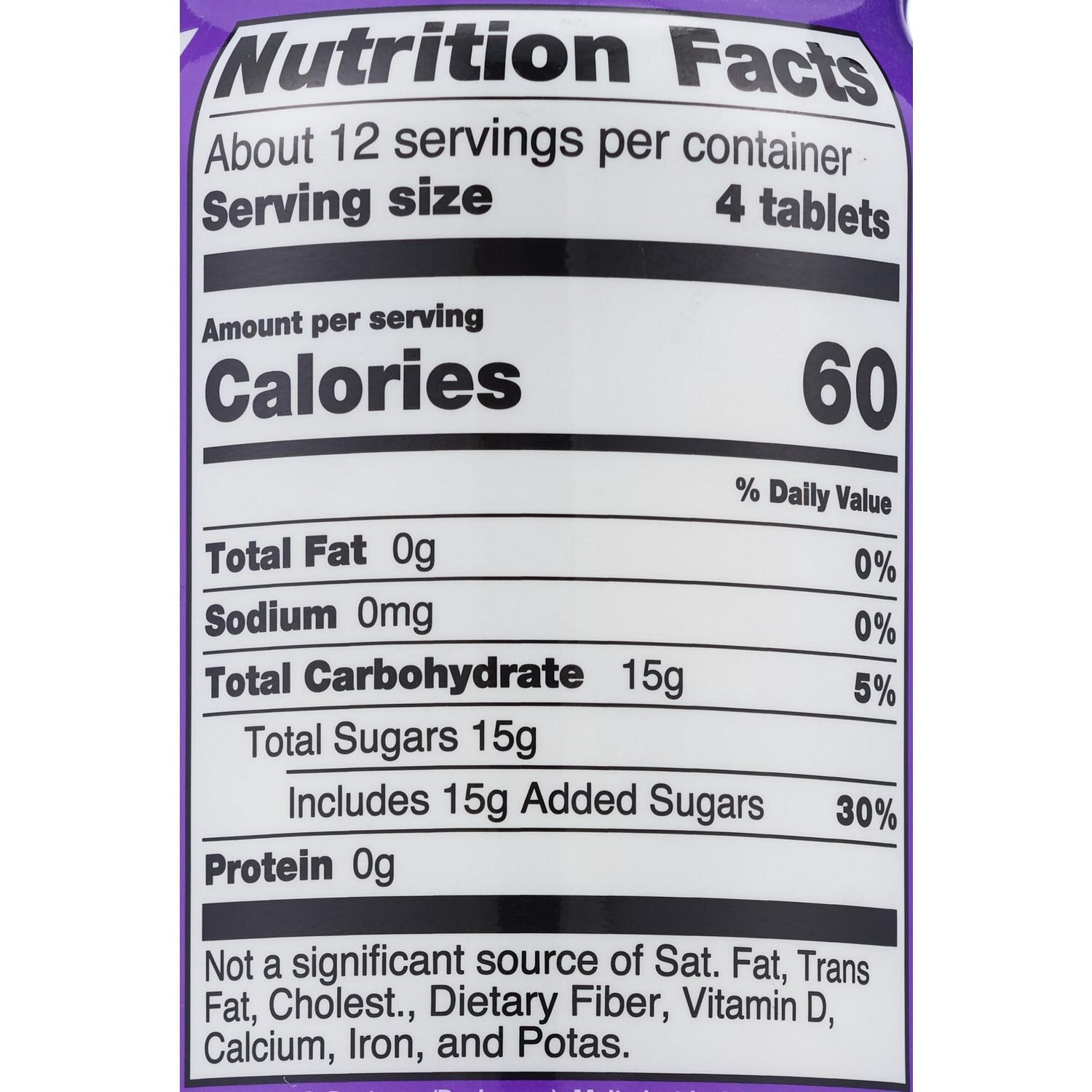 slide 3 of 5, CVS Health Glucose Tablets, Grape, 50 Ct, 1 ct