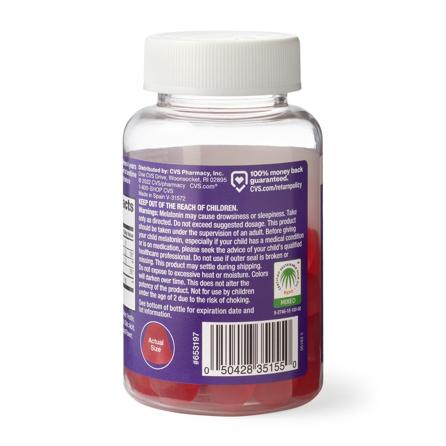 slide 2 of 4, Cvs Health Kid's Melatonin Gummies, 60 Ct, 1 ct