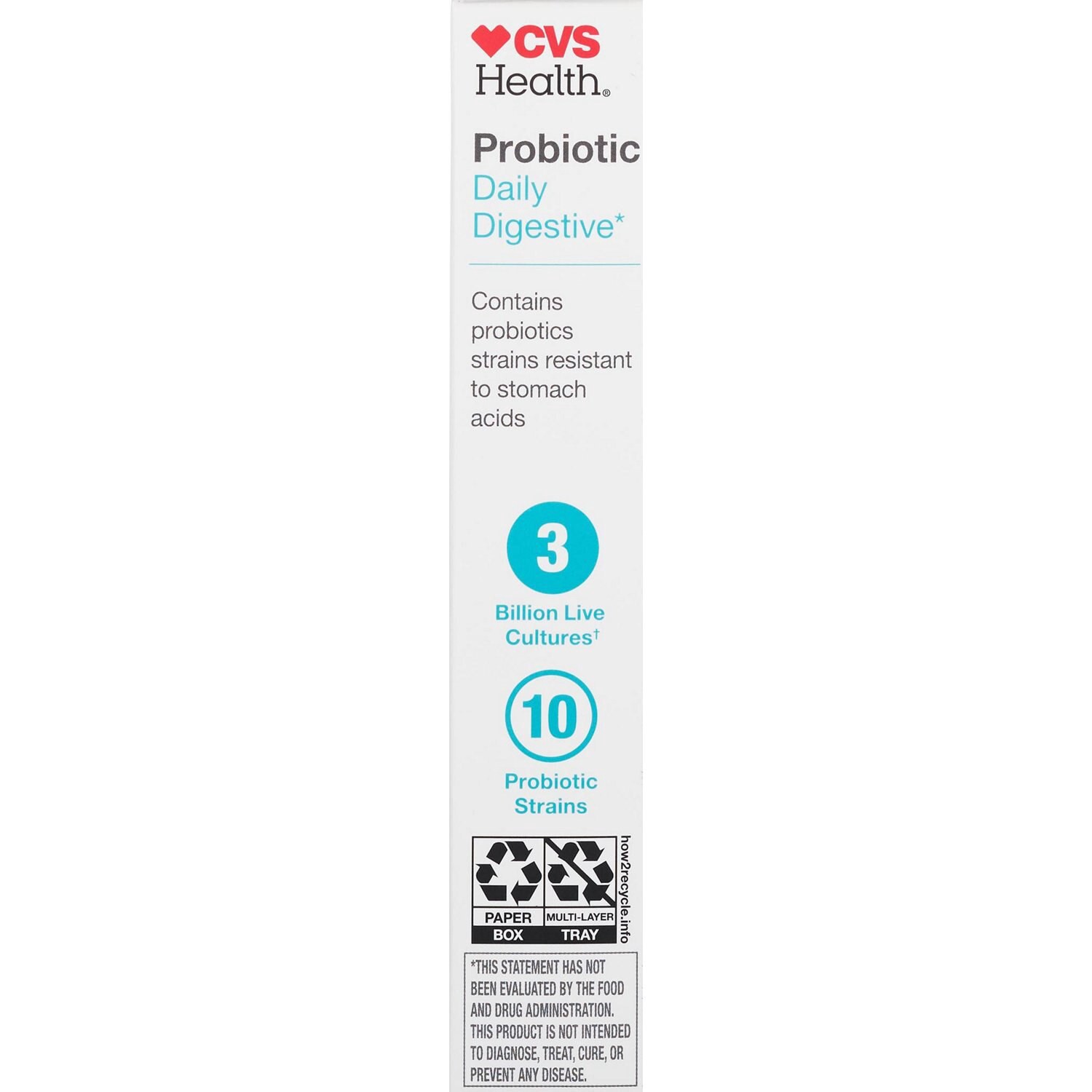 slide 3 of 4, CVS Health Daily Probiotic Capsules, 15 Ct, 1 ct
